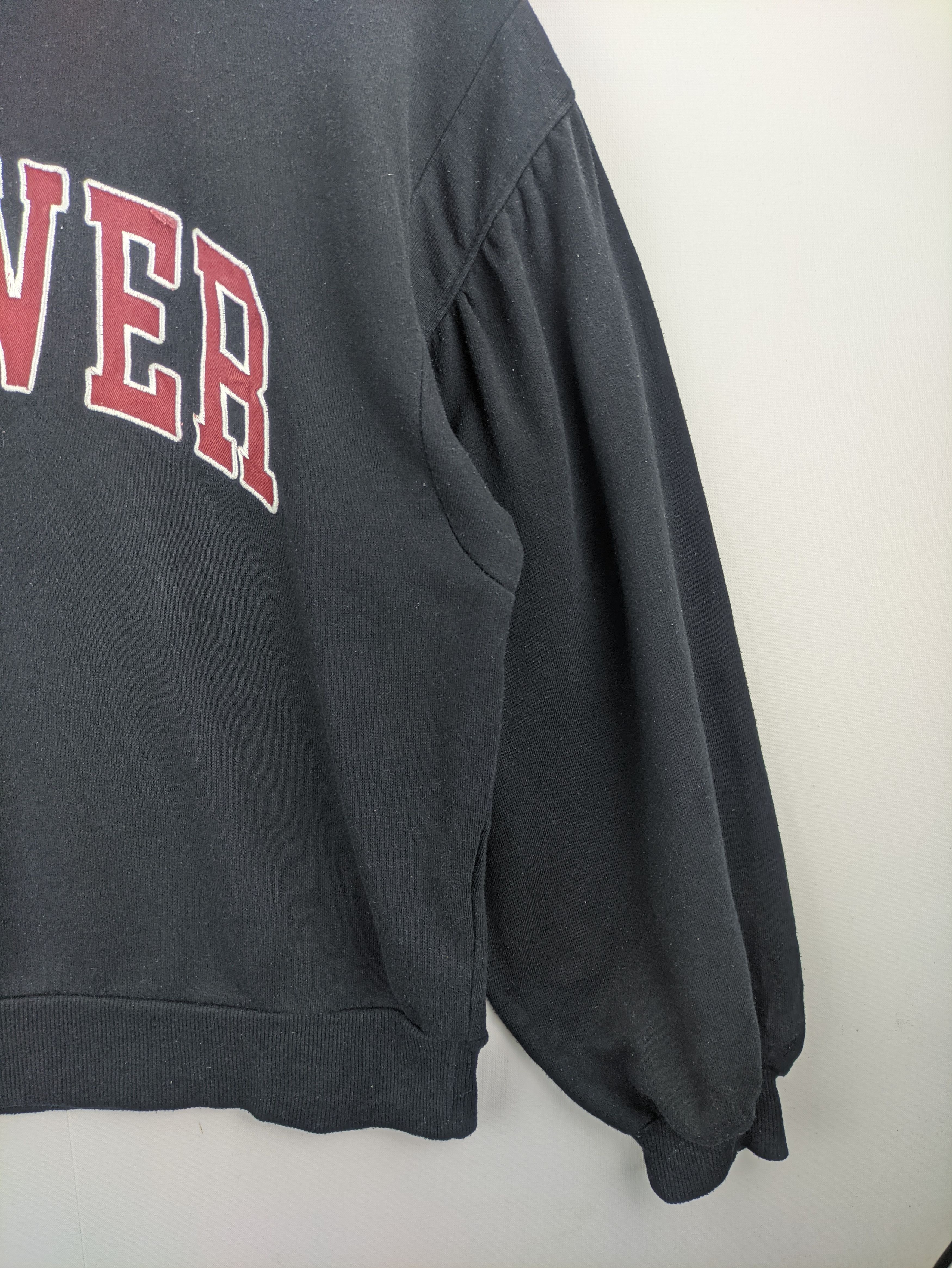 Japanese Brand Steals🔥Cropped Sweatshirt Denver Spell Out Size M / US 6-8 / IT 42-44 - 5 Thumbnail