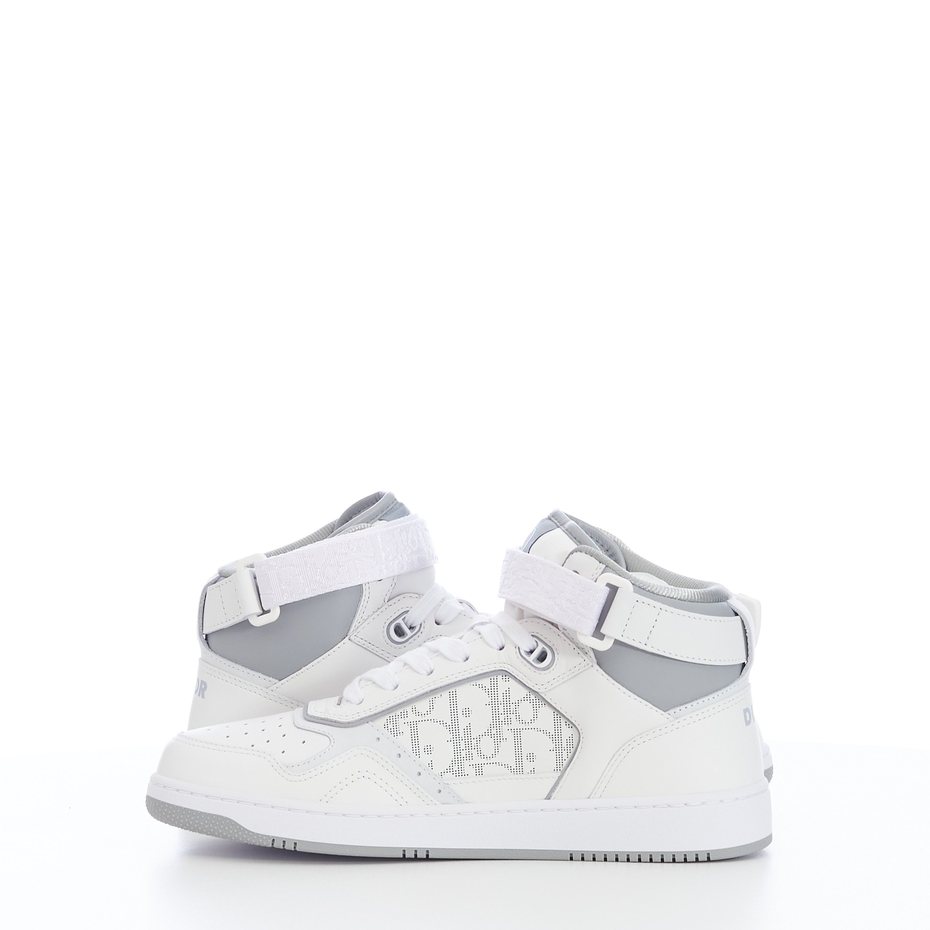 Dior B27 SNEAKER White Gray Calfskin Dior Oblique Galaxy Leather Size US 6 / EU 39 - 9 Thumbnail