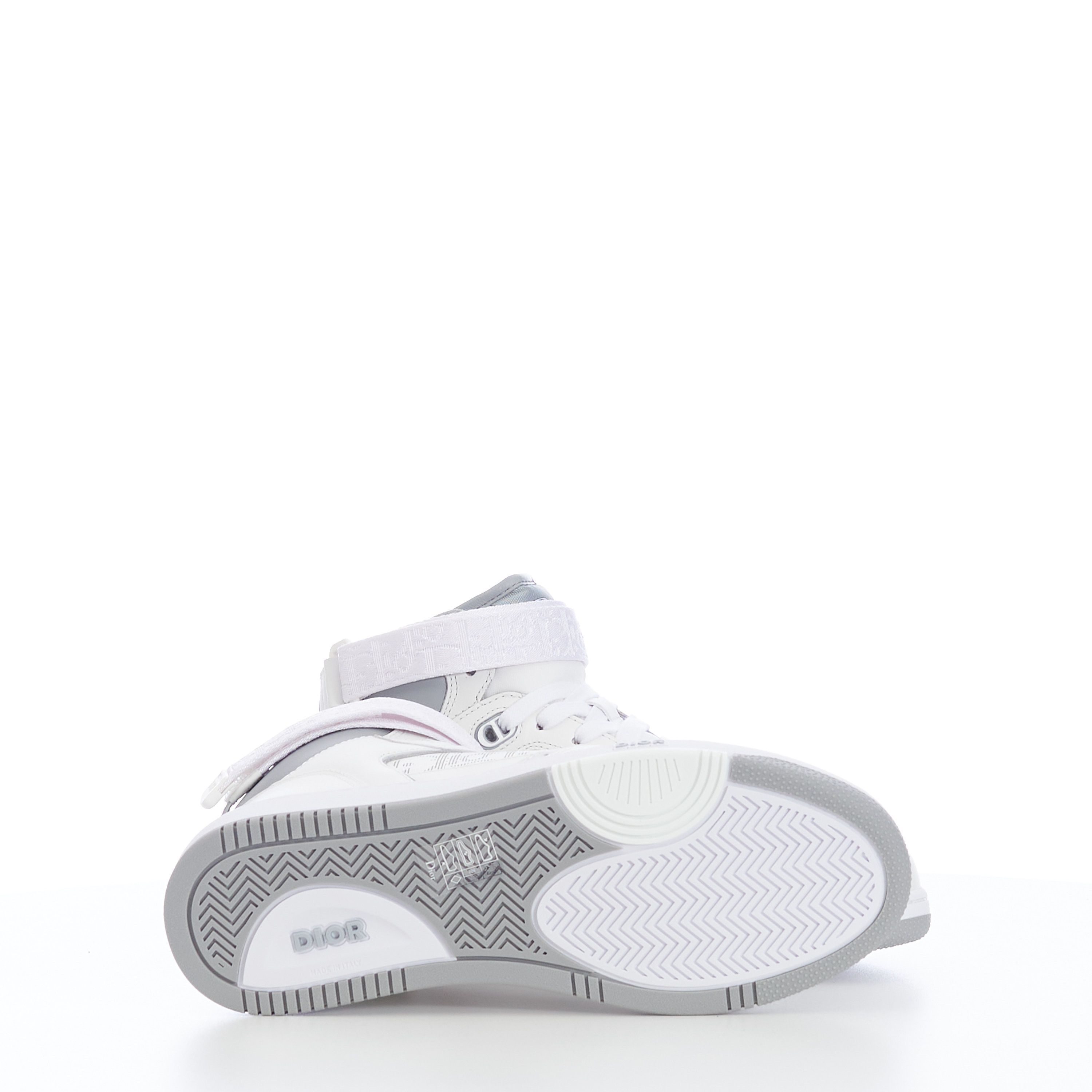 Dior B27 SNEAKER White Gray Calfskin Dior Oblique Galaxy Leather Size US 6 / EU 39 - 10 Thumbnail