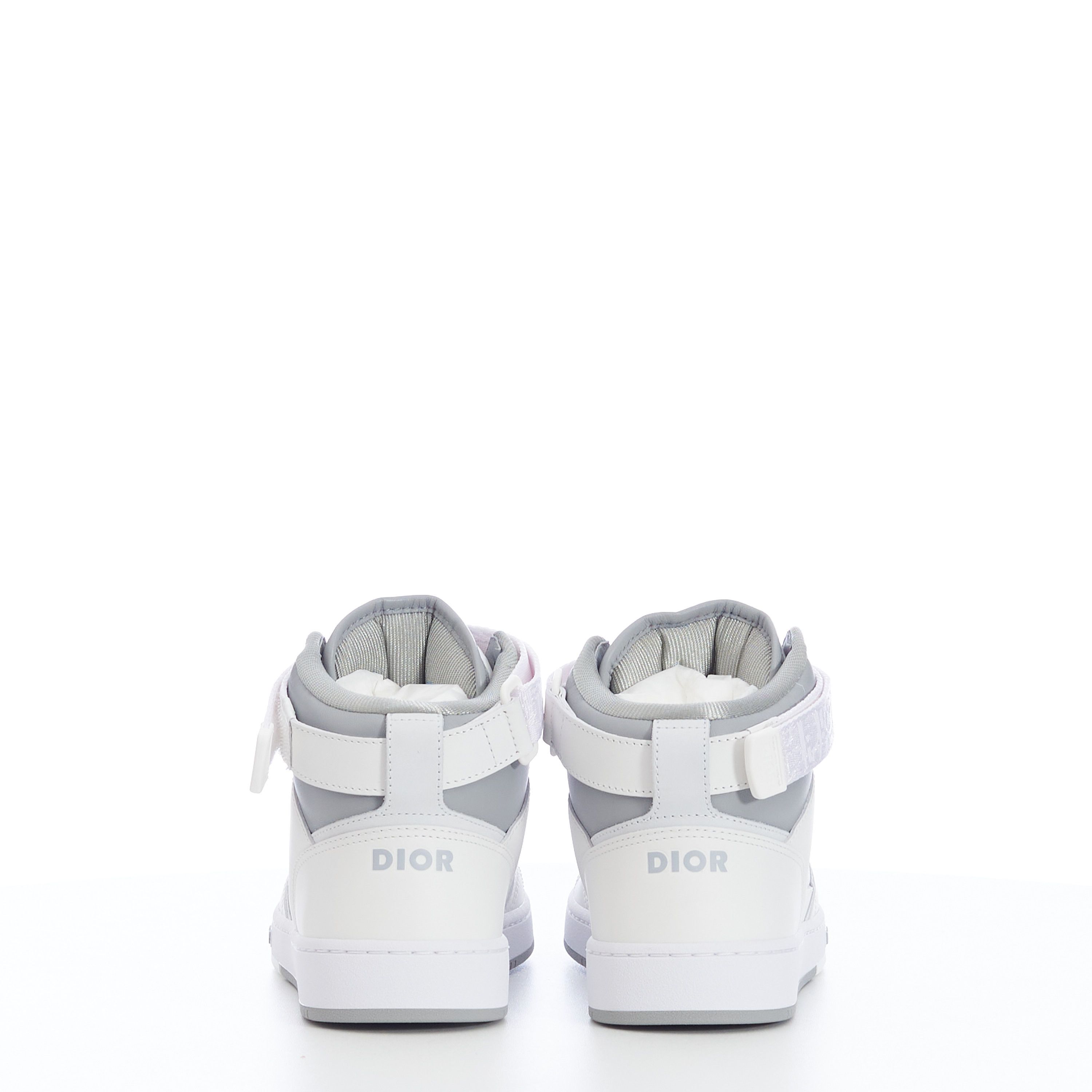 Dior B27 SNEAKER White Gray Calfskin Dior Oblique Galaxy Leather Size US 6 / EU 39 - 7 Thumbnail