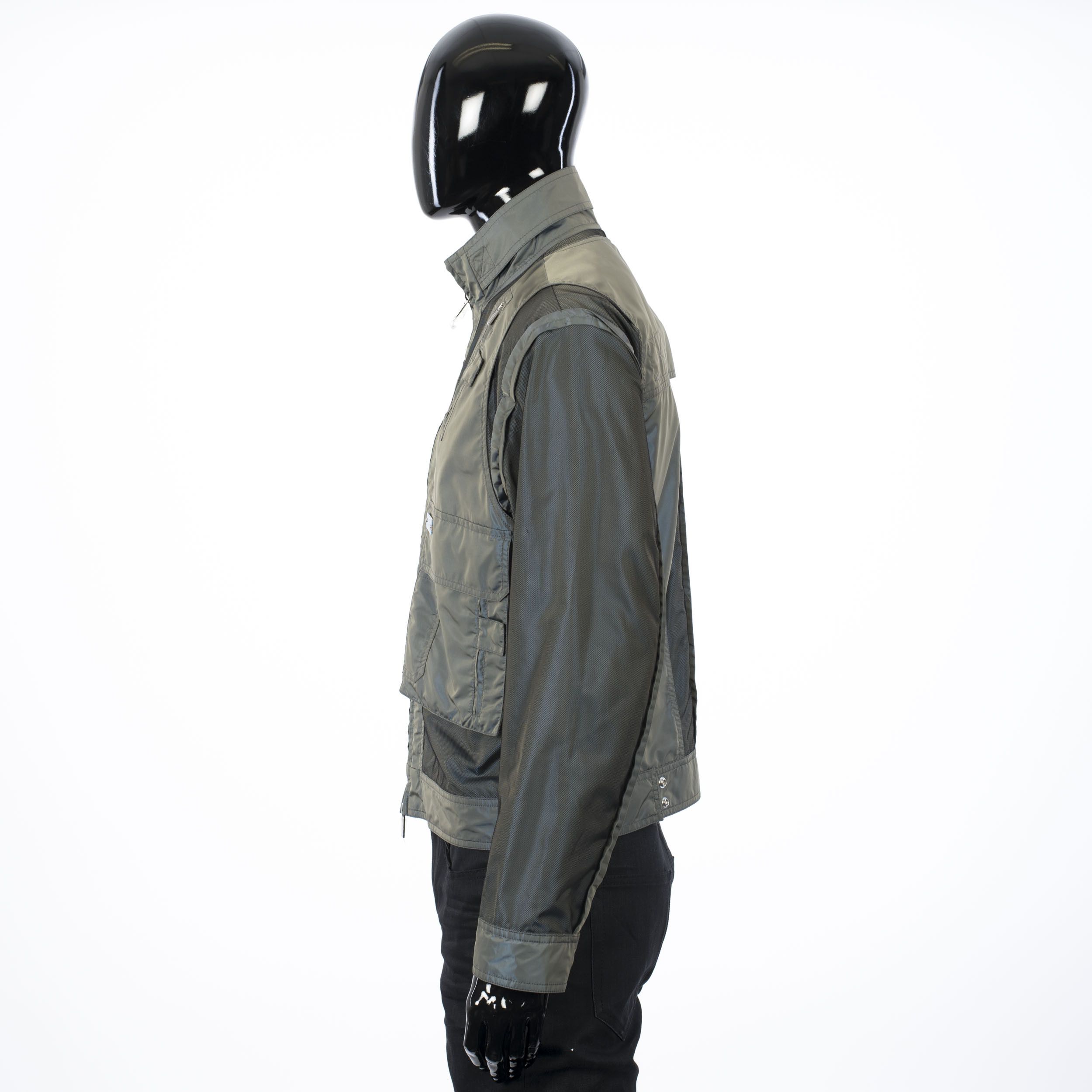 Dior × Kim Jones 3800$ Technical Canvas Jacket With Metal Dior Plate Size US M / EU 48-50 / 2 - 3 Thumbnail