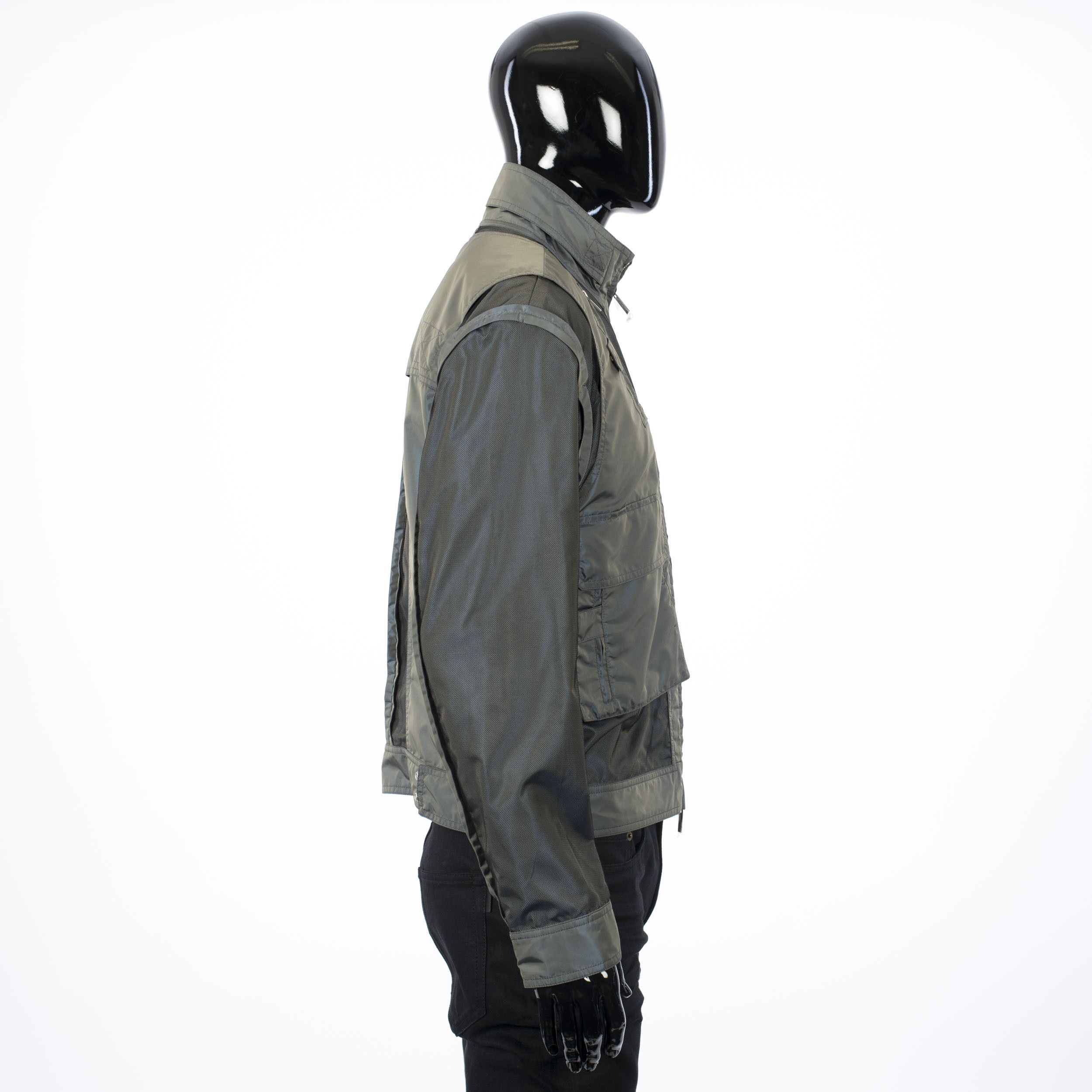 Dior × Kim Jones 3800$ Technical Canvas Jacket With Metal Dior Plate Size US M / EU 48-50 / 2 - 7 Thumbnail