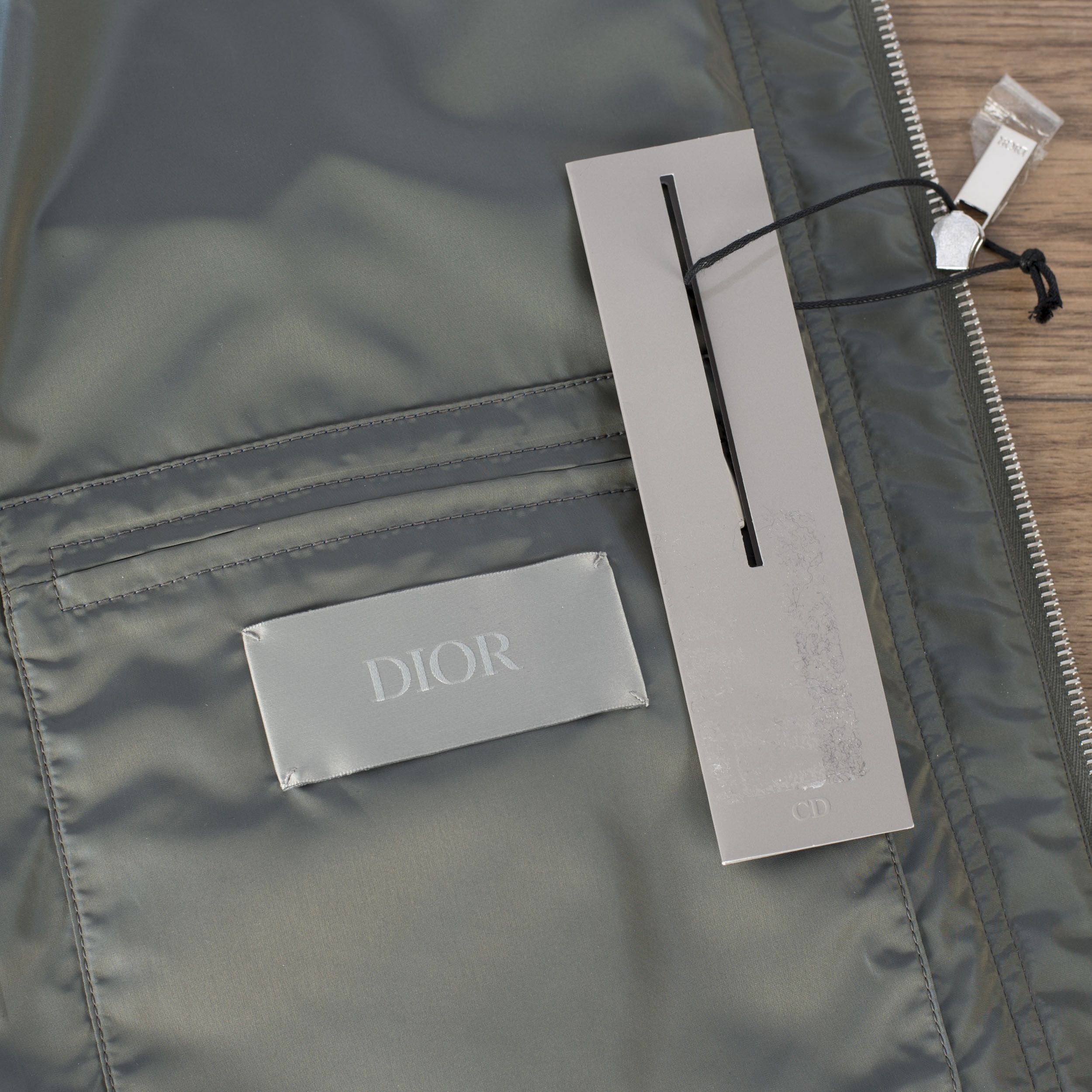 Dior × Kim Jones 3800$ Technical Canvas Jacket With Metal Dior Plate Size US M / EU 48-50 / 2 - 18 Thumbnail
