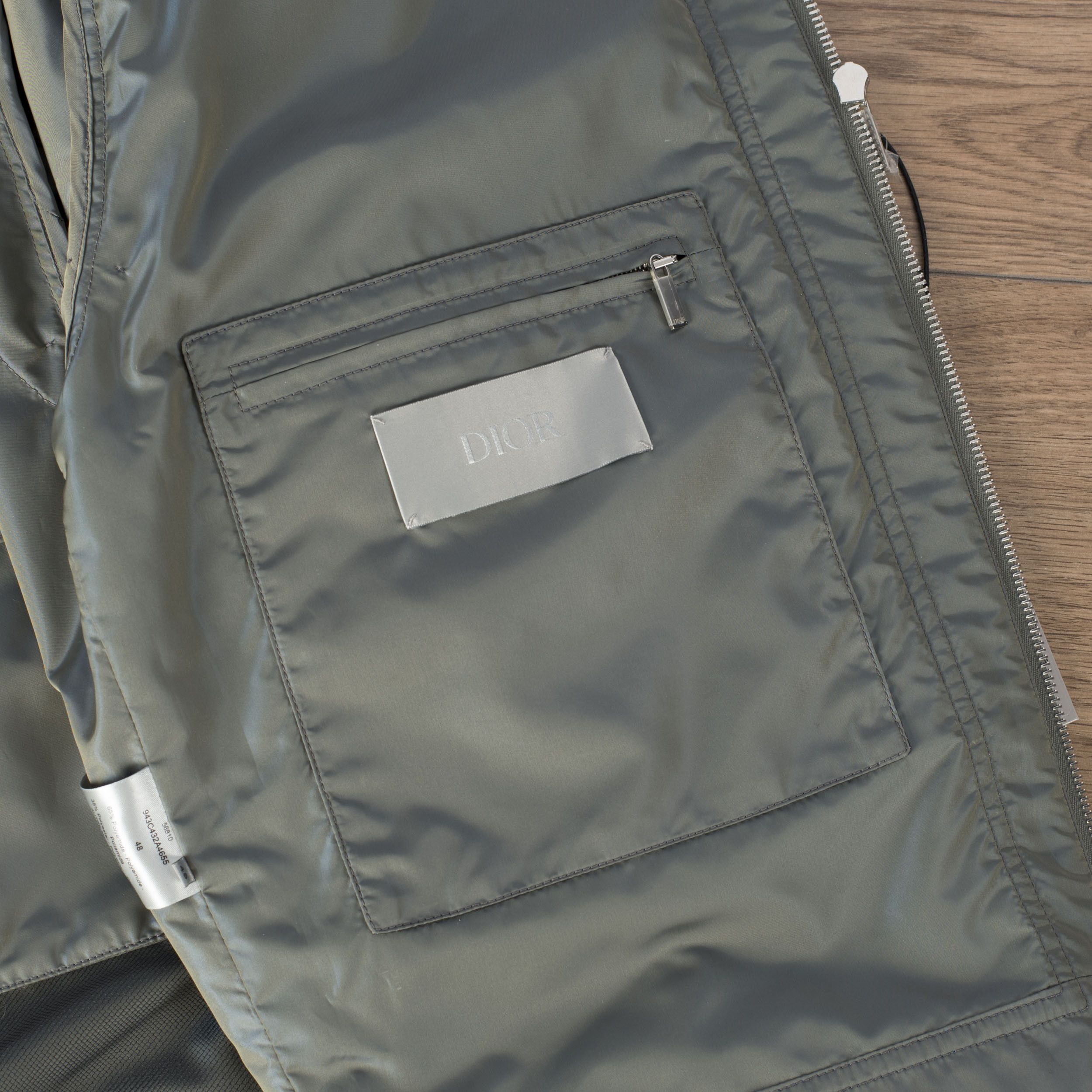 Dior × Kim Jones 3800$ Technical Canvas Jacket With Metal Dior Plate Size US M / EU 48-50 / 2 - 20 Thumbnail