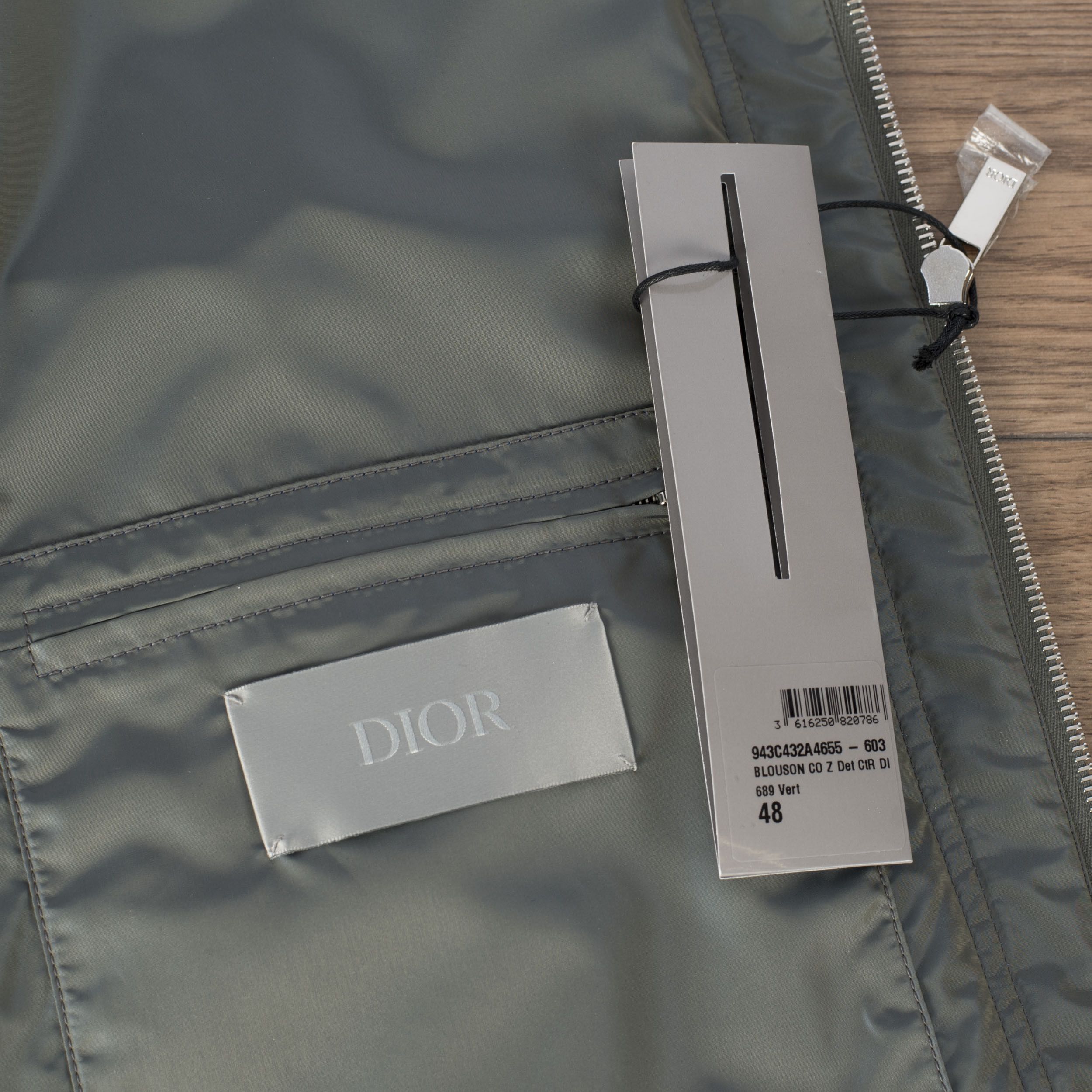 Dior × Kim Jones 3800$ Technical Canvas Jacket With Metal Dior Plate Size US M / EU 48-50 / 2 - 19 Thumbnail