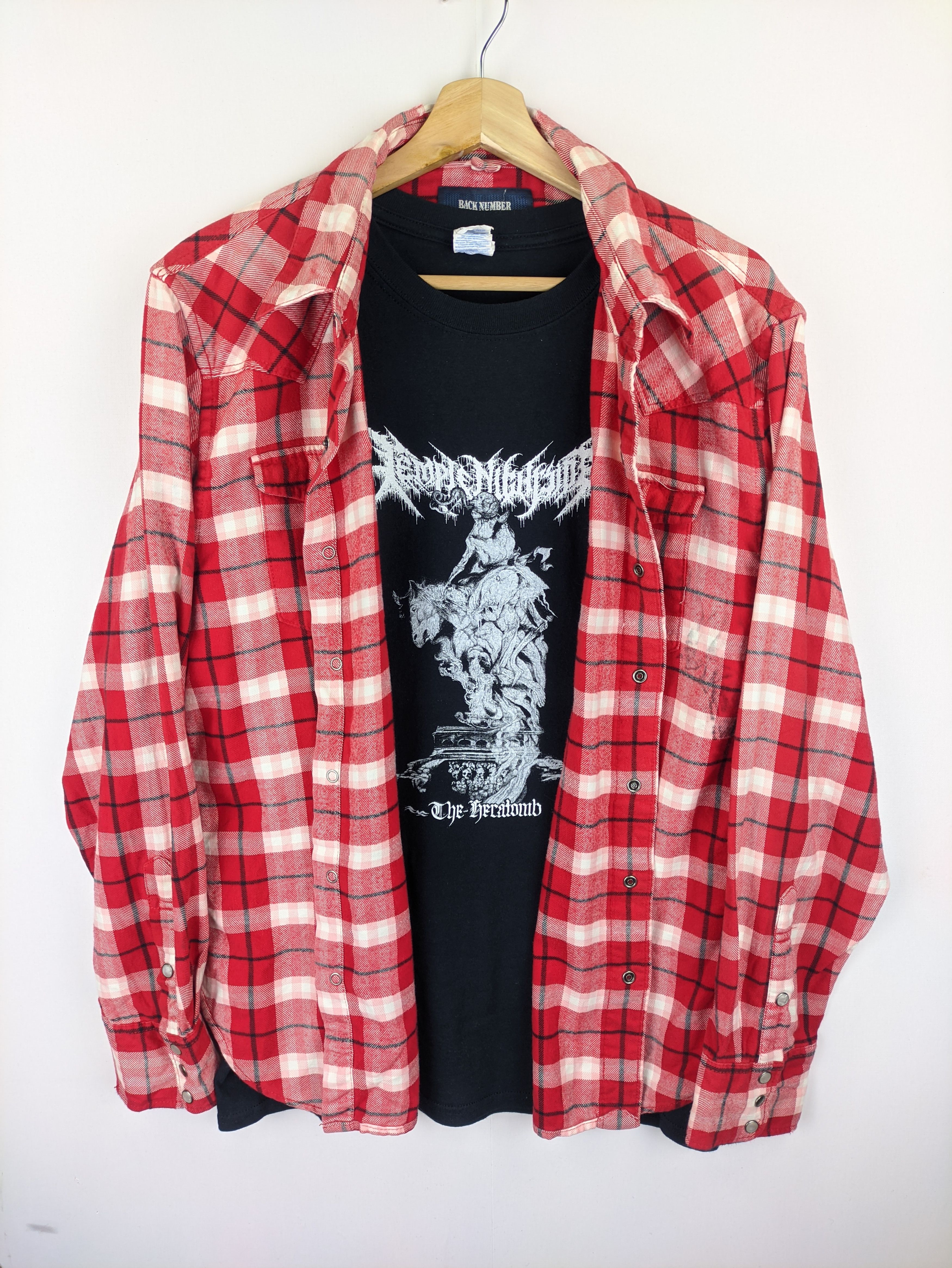 Flannel Steals🔥Flannel Checkered Plaid by Back Number Size US L / EU 52-54 / 3 - 1 Thumbnail