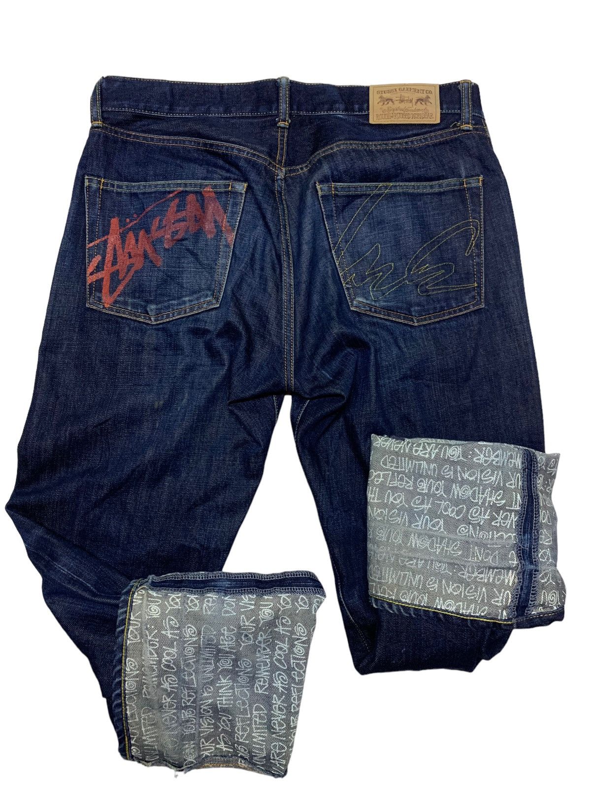 Futura Stussy x FL JEANS (binding offer) Size US 32 / EU 48 - 14 Thumbnail