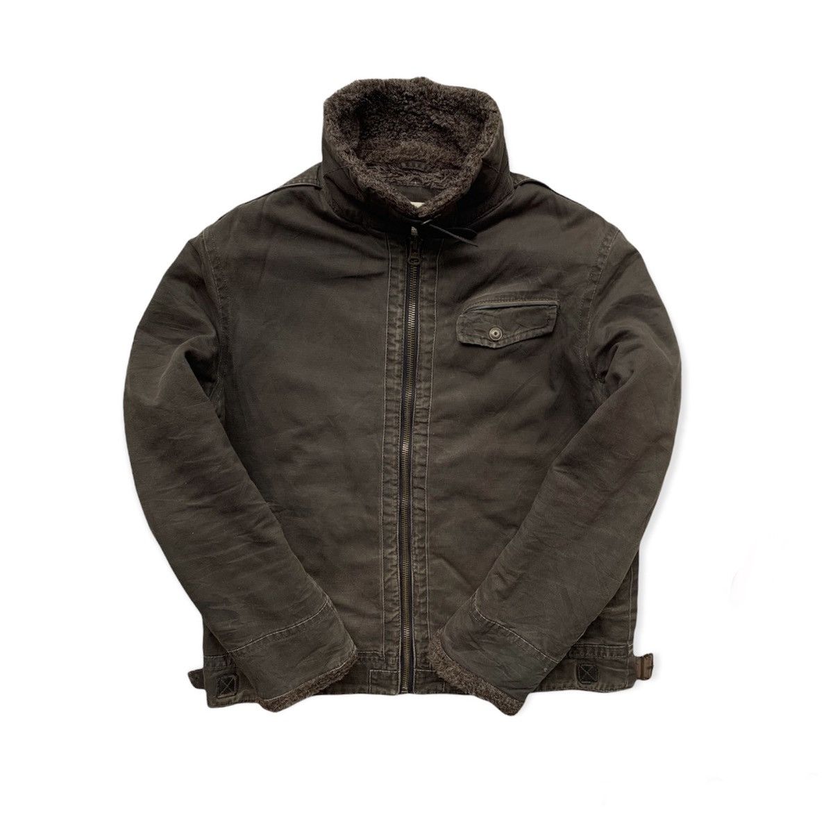 Dickies 👹Vintage THRASHED Dickies Detroit Fleece Lined Jacket Size US L / EU 52-54 / 3 - 2 Thumbnail