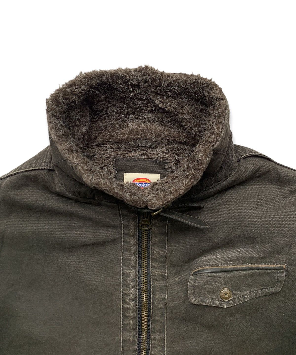 Dickies 👹Vintage THRASHED Dickies Detroit Fleece Lined Jacket Size US L / EU 52-54 / 3 - 9 Thumbnail