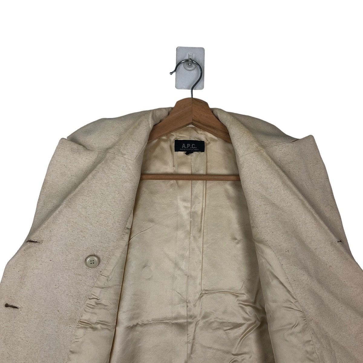 A.P.C. × Japanese Brand VINTAGE APC CROPPED JACKET DOUBLE BREAST DESIGN Size S / US 4 / IT 40 - 11 Thumbnail
