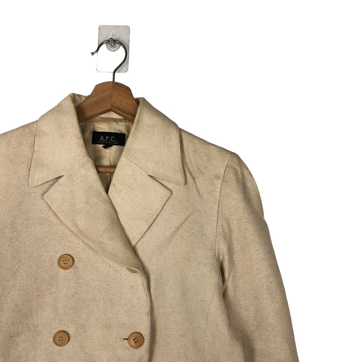 A.P.C. × Japanese Brand VINTAGE APC CROPPED JACKET DOUBLE BREAST DESIGN Size S / US 4 / IT 40 - 5 Thumbnail