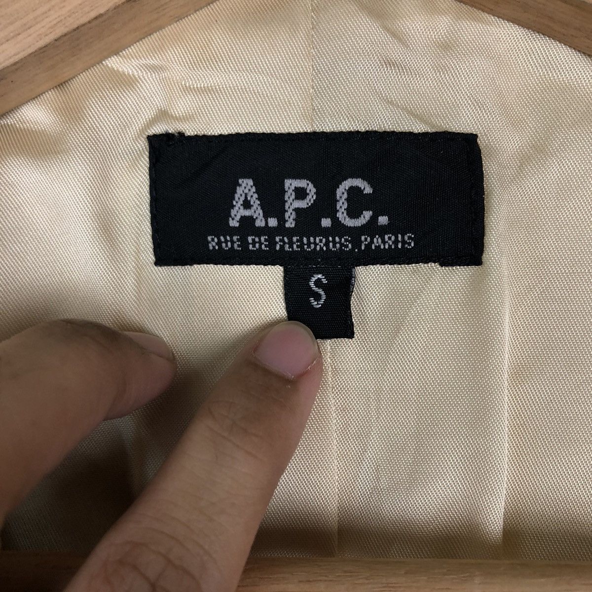 A.P.C. × Japanese Brand VINTAGE APC CROPPED JACKET DOUBLE BREAST DESIGN Size S / US 4 / IT 40 - 12 Thumbnail