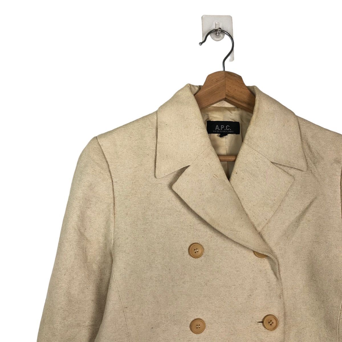 A.P.C. × Japanese Brand VINTAGE APC CROPPED JACKET DOUBLE BREAST DESIGN Size S / US 4 / IT 40 - 6 Thumbnail