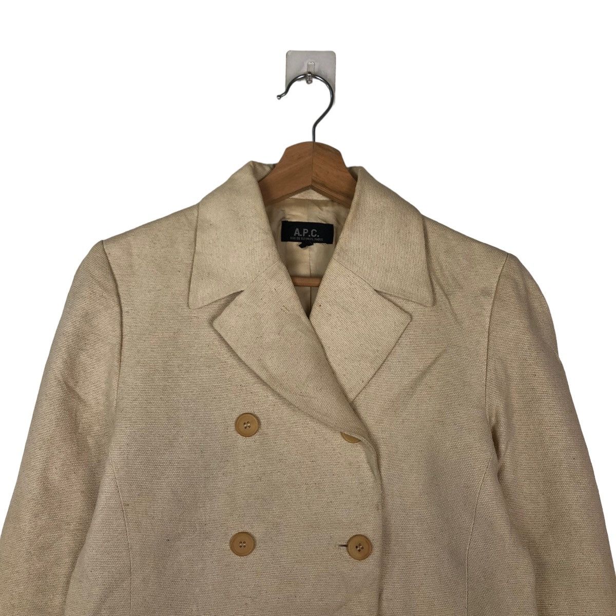 A.P.C. × Japanese Brand VINTAGE APC CROPPED JACKET DOUBLE BREAST DESIGN Size S / US 4 / IT 40 - 2 Thumbnail