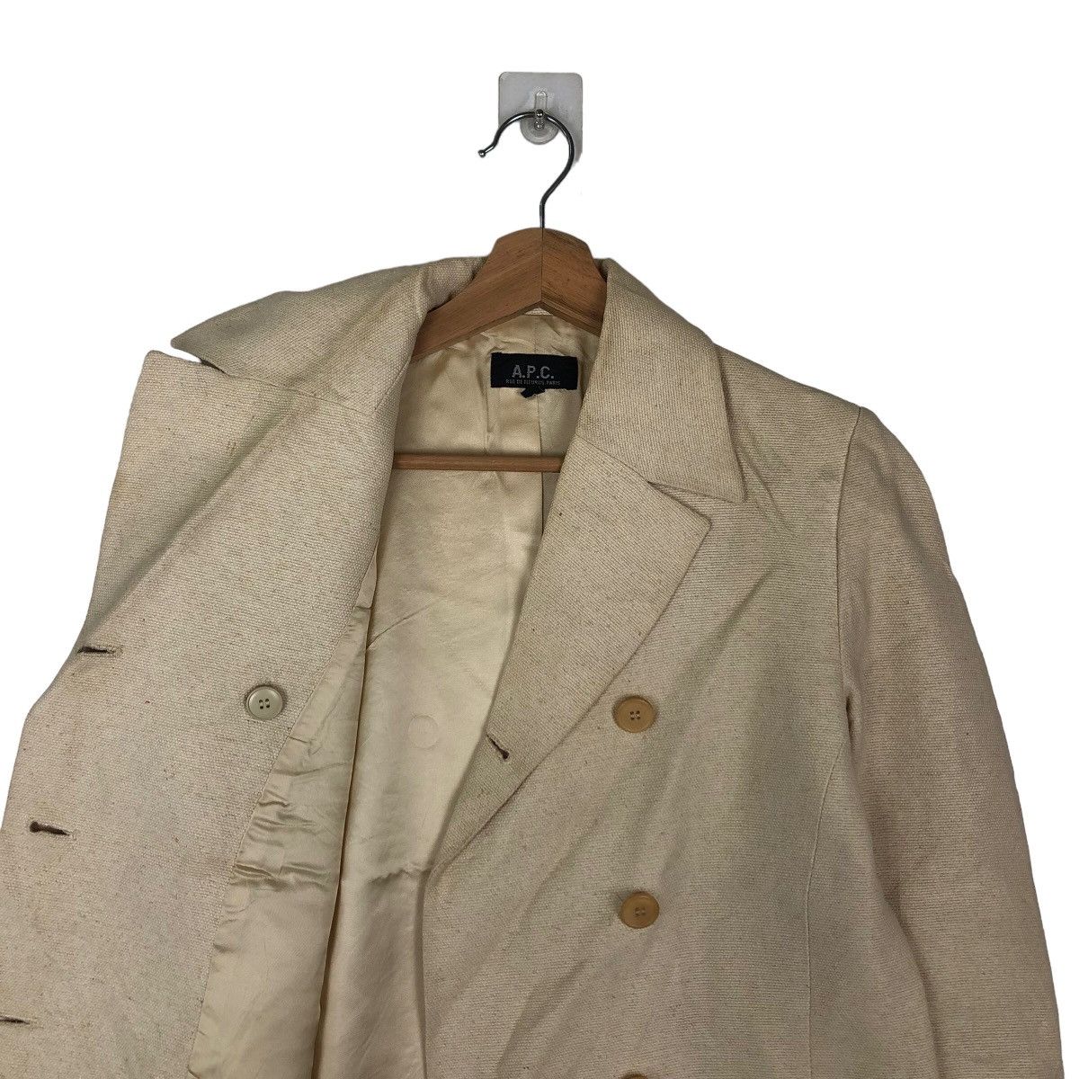 A.P.C. × Japanese Brand VINTAGE APC CROPPED JACKET DOUBLE BREAST DESIGN Size S / US 4 / IT 40 - 10 Thumbnail