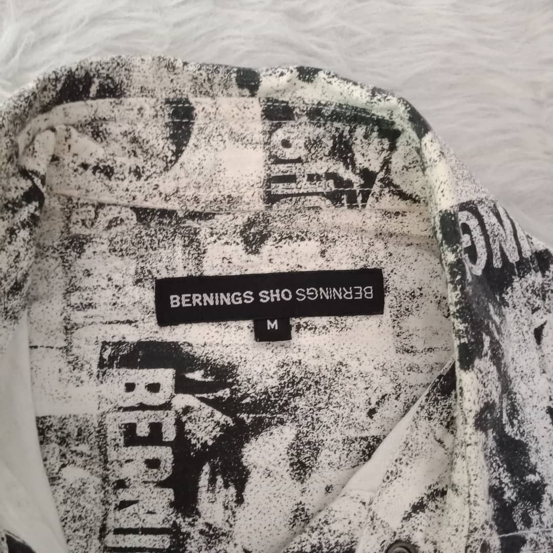 Japanese Brand BERNINGS SHO SUPER RARE DESIGN BUTTON SHIRT Size US M / EU 48-50 / 2 - 5 Thumbnail