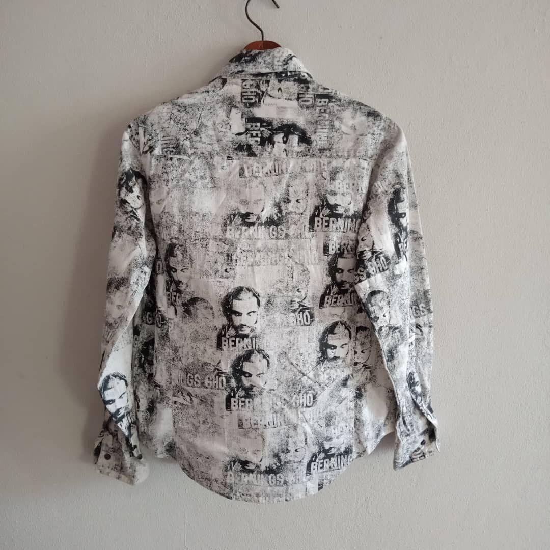 Japanese Brand BERNINGS SHO SUPER RARE DESIGN BUTTON SHIRT Size US M / EU 48-50 / 2 - 2 Thumbnail