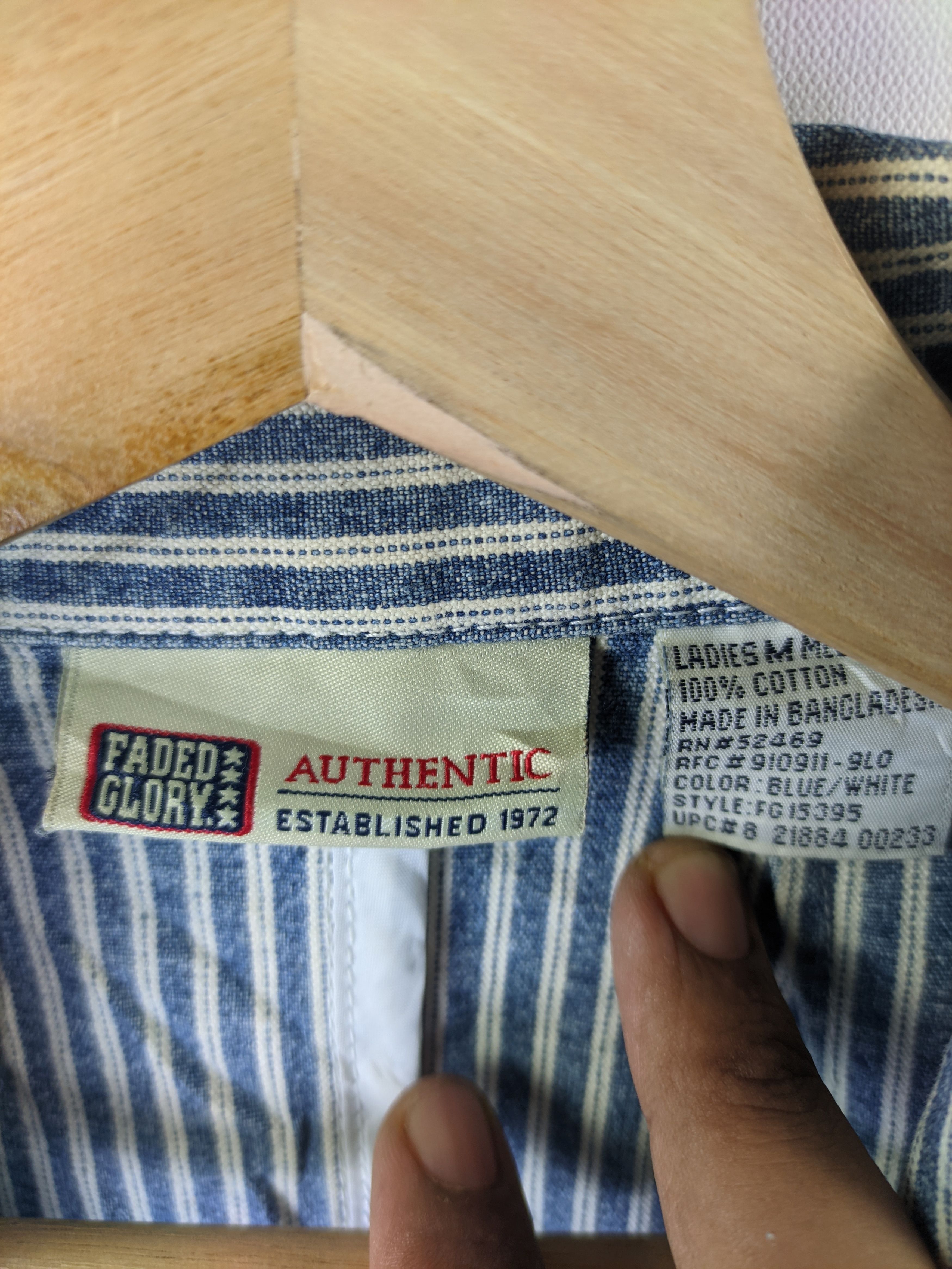 Faded Glory Steals🔥Vintage Blazer Jacket Striped by Faded Glory Size M / US 6-8 / IT 42-44 - 3 Thumbnail
