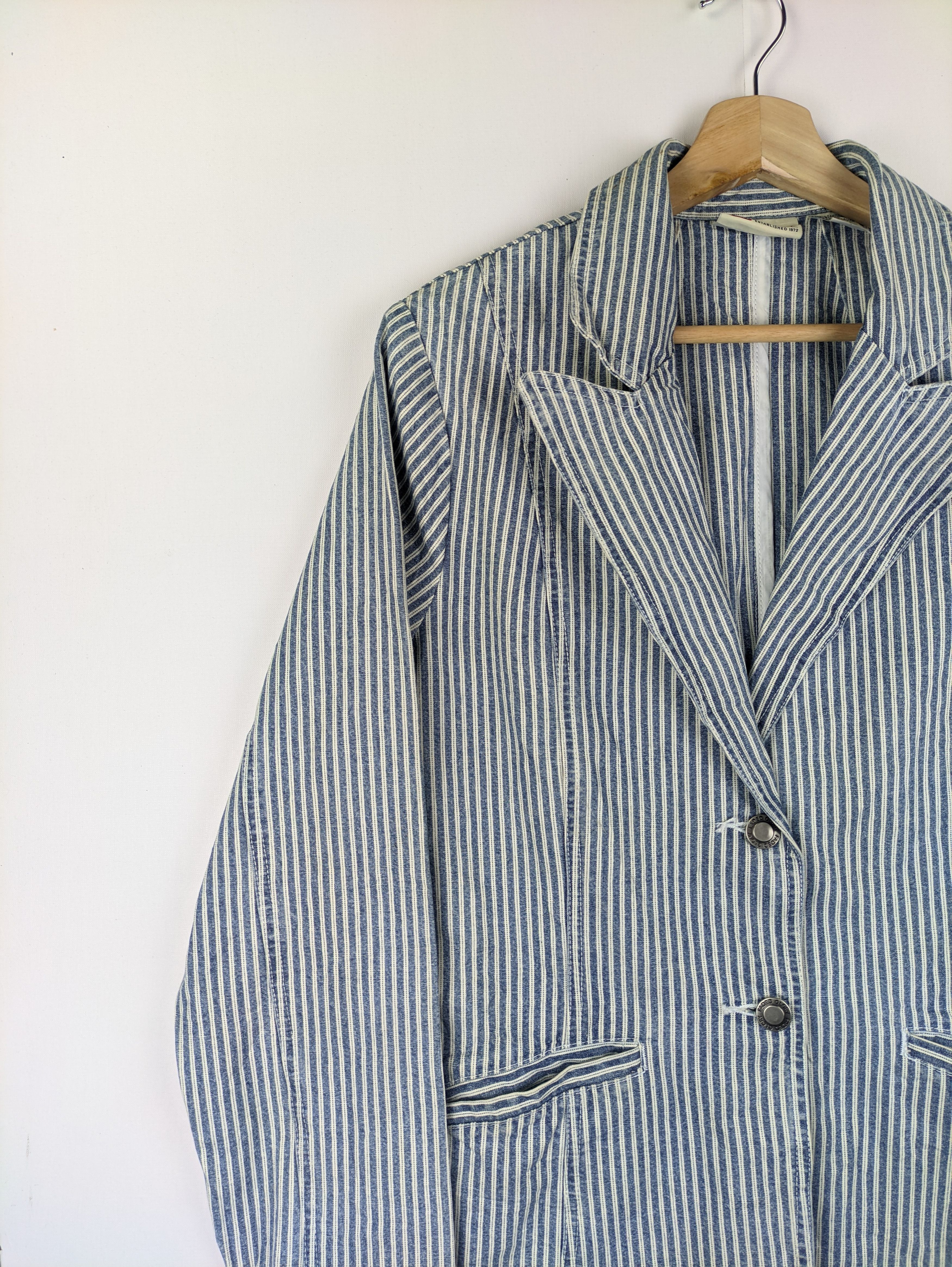 Faded Glory Steals🔥Vintage Blazer Jacket Striped by Faded Glory Size M / US 6-8 / IT 42-44 - 7 Thumbnail
