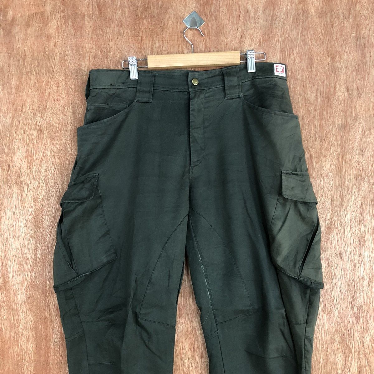 Japanese Brand D Bull Bros Grey Multipocket CArgo Pants #c901 Size US 32 / EU 48 - 2 Thumbnail