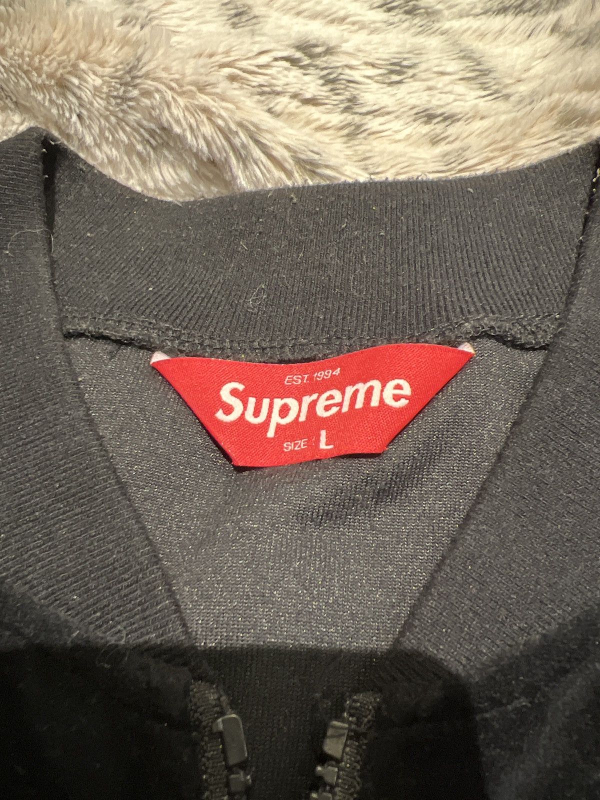 Supreme Supreme Velour Zip-up Tracksuit Jacket (SS18) Size US L / EU 52-54 / 3 - 3 Thumbnail