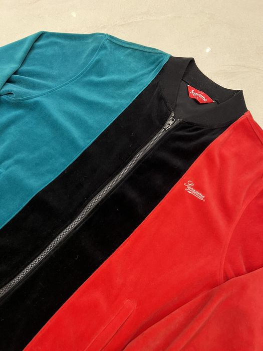 Supreme velour outlet tracksuit