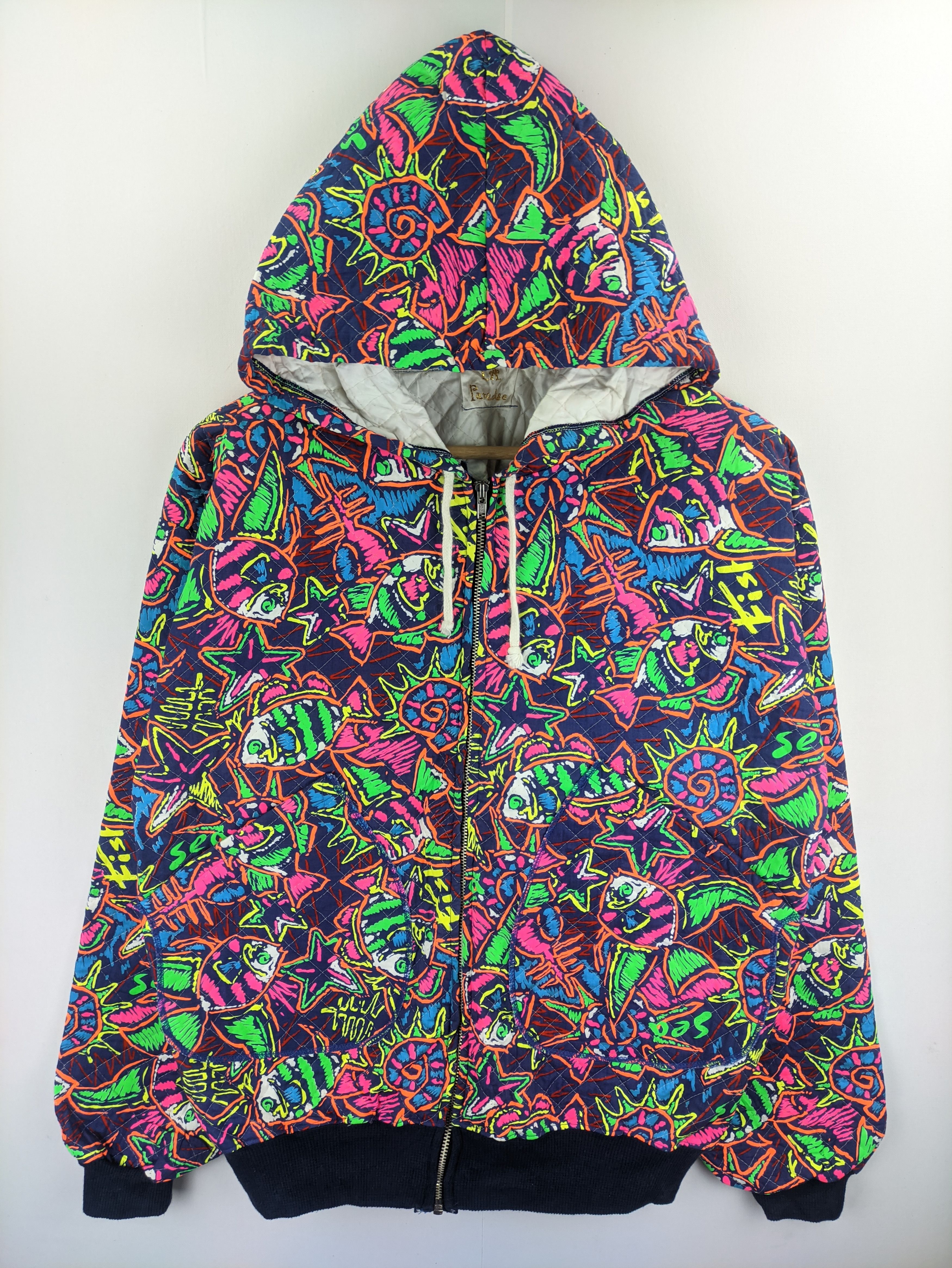 Japanese Brand Steals🔥Vintage Jacket Fullprint by PA Paradise Size US M / EU 48-50 / 2 - 1 Thumbnail