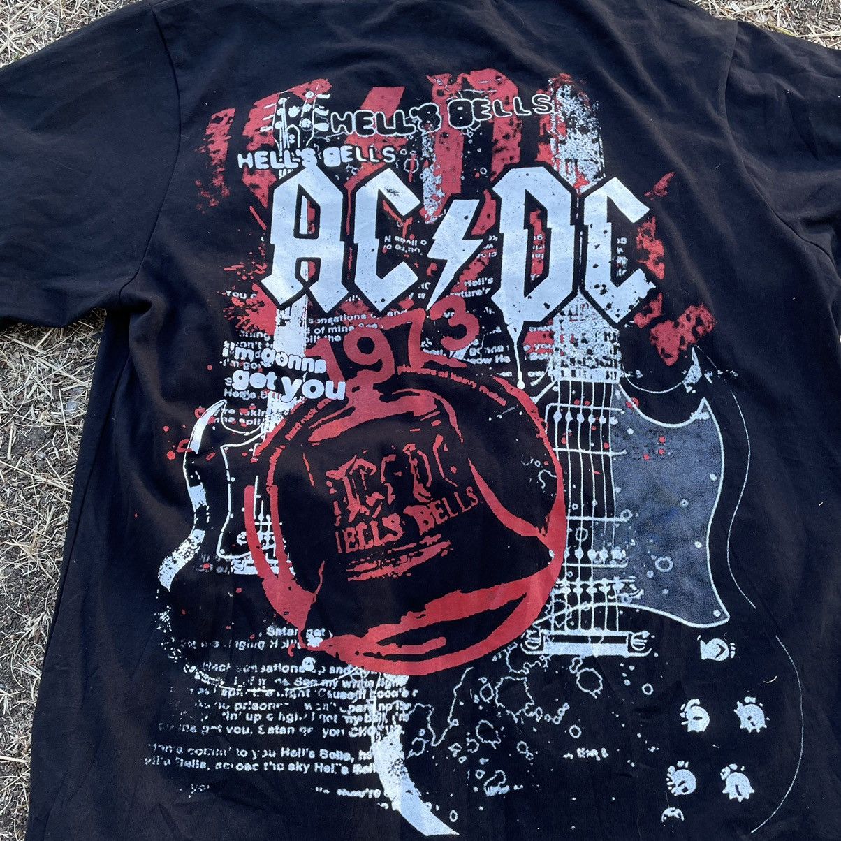 Vintage Vintage Y2K AC DC Band Graphic Tee Grunge Punk Black Boxy L Size US L / EU 52-54 / 3 - 7 Thumbnail