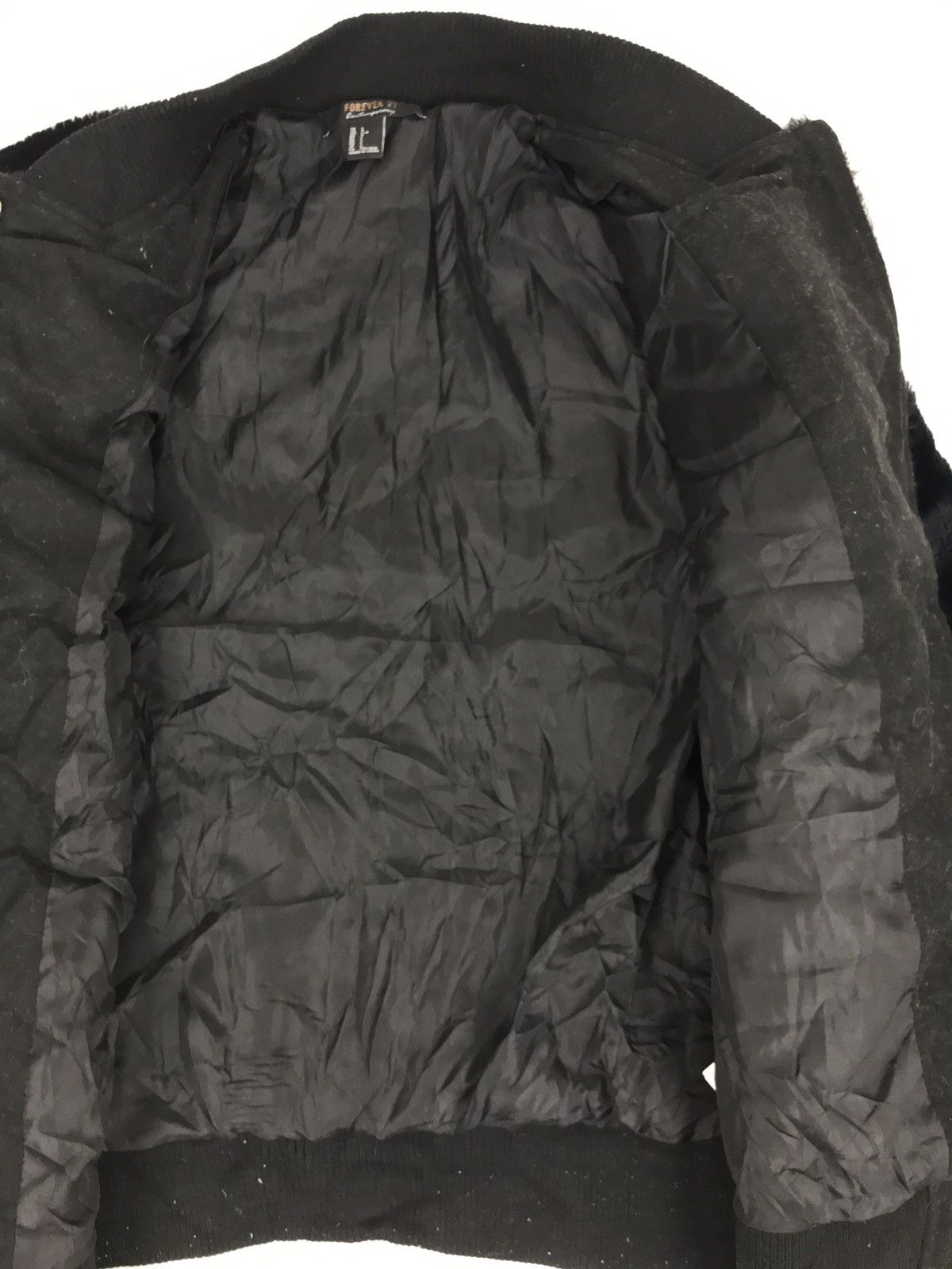 Forever 21 The Real Thing 96 Movie Crime Film Fleece Fluffy Jacket Size US L / EU 52-54 / 3 - 3 Thumbnail