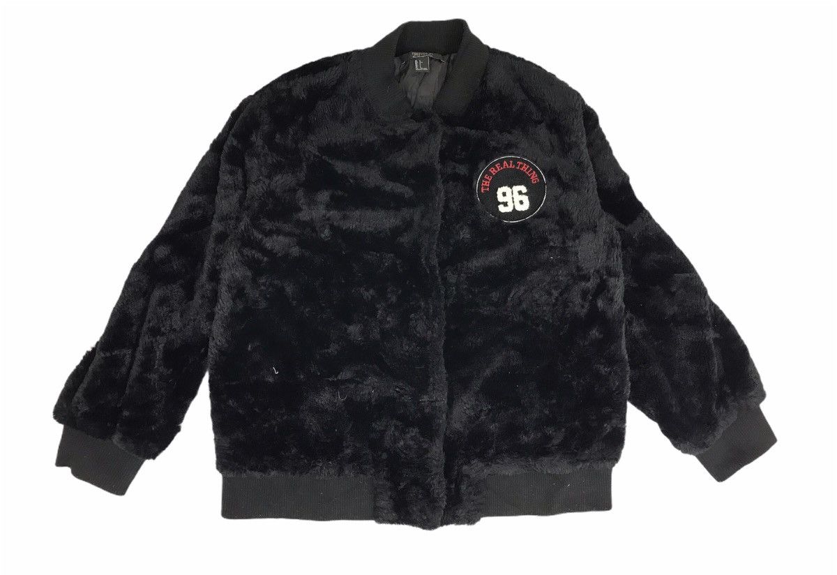 Forever 21 The Real Thing 96 Movie Crime Film Fleece Fluffy Jacket Size US L / EU 52-54 / 3 - 2 Thumbnail