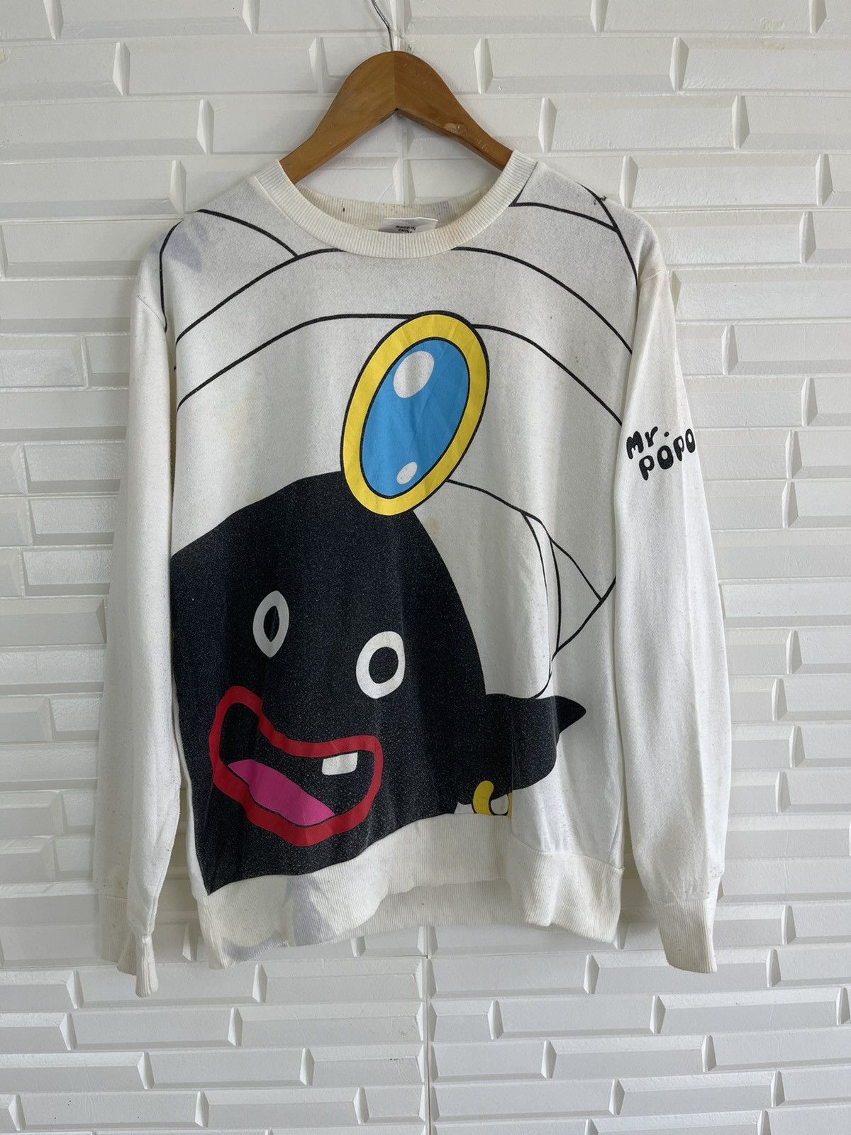 Anime × Cartoon Network ❌FINAL DROP DELETE‼️Japan Dragon Ball Z Mr Popo Sweatshirt Size US M / EU 48-50 / 2 - 1 Thumbnail