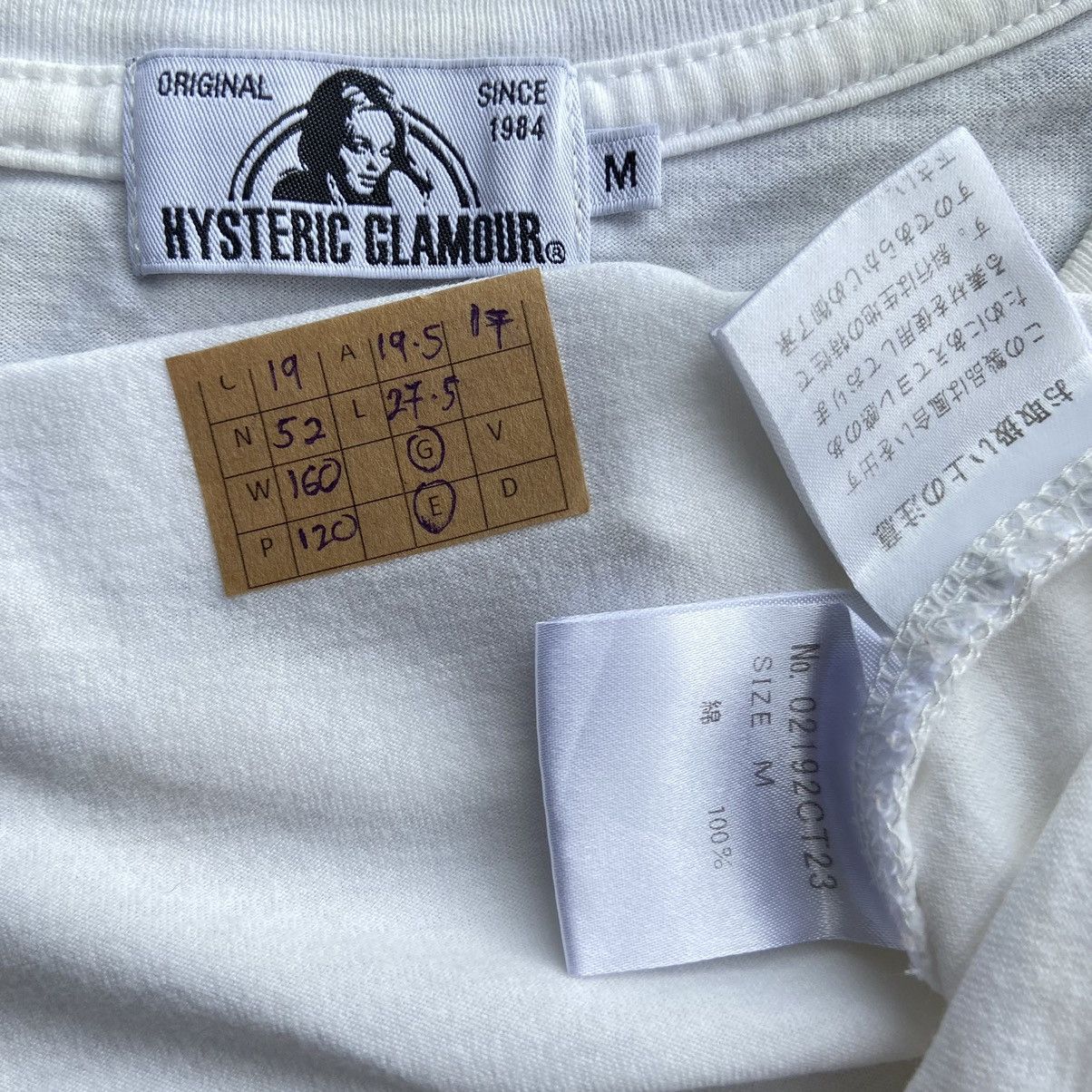 Hysteric Glamour Hysteric Glamour Japanese Brand Tshirt Size US M / EU 48-50 / 2 - 3 Thumbnail