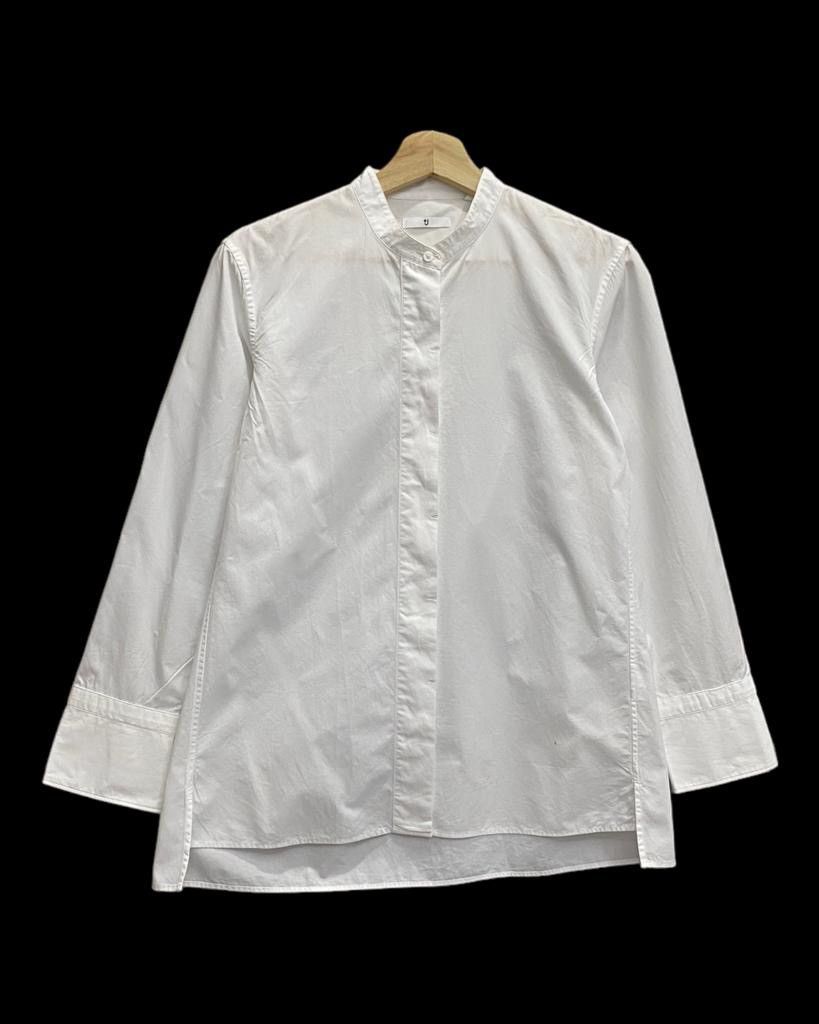 Jil Sander × Uniqlo 🔥JIL SANDER X UNIQLO MANDARIN SHIRT Size S / US 4 / IT 40 - 4 Thumbnail