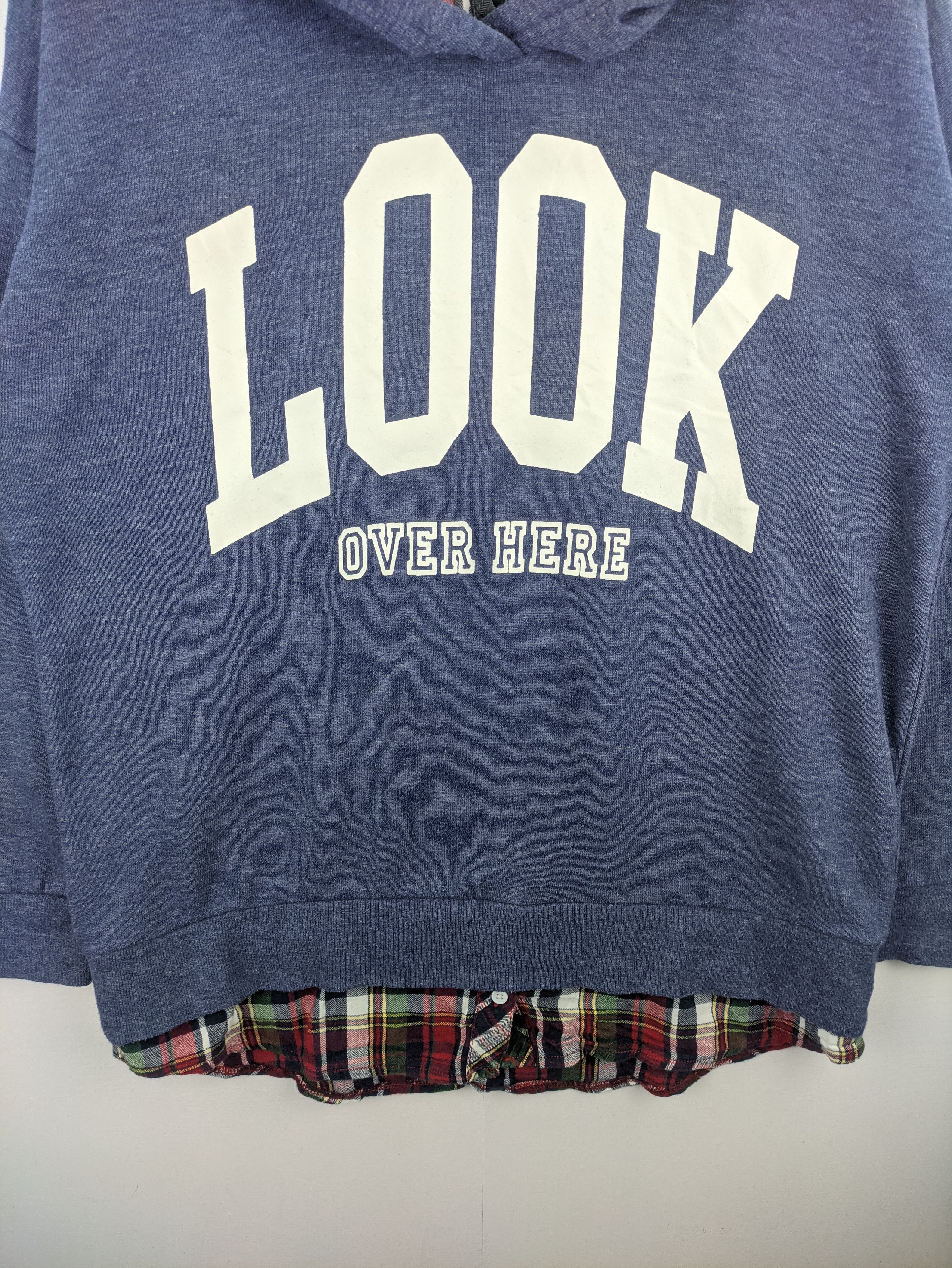 Japanese Brand Steals🔥Hoodie Pullover With Flannel Style Size US M / EU 48-50 / 2 - 7 Thumbnail