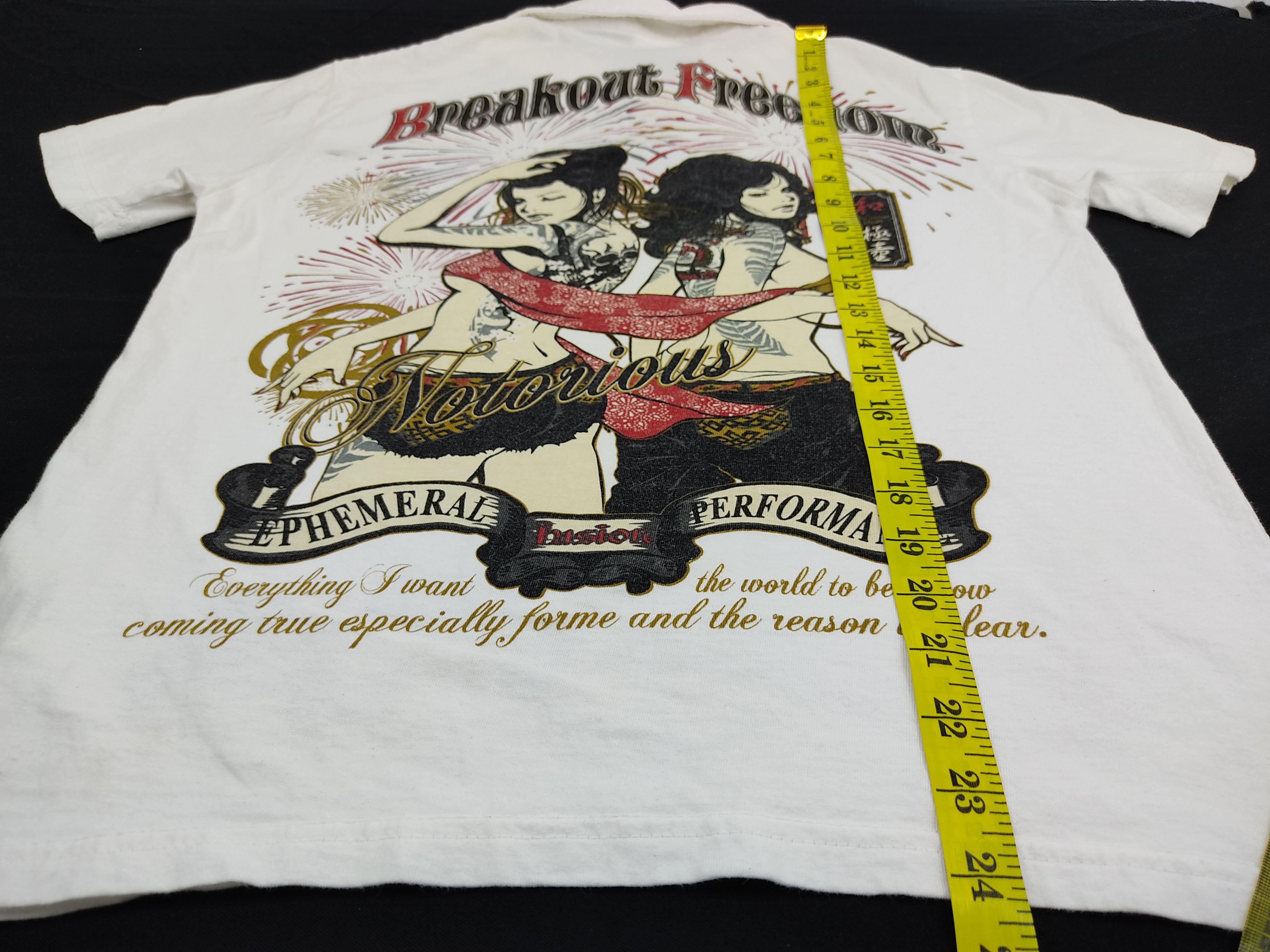 Japanese Brand Japanese Art Tattoo Sexy Girl Breakout Freedom Party Tee Size S / US 4 / IT 40 - 7 Thumbnail