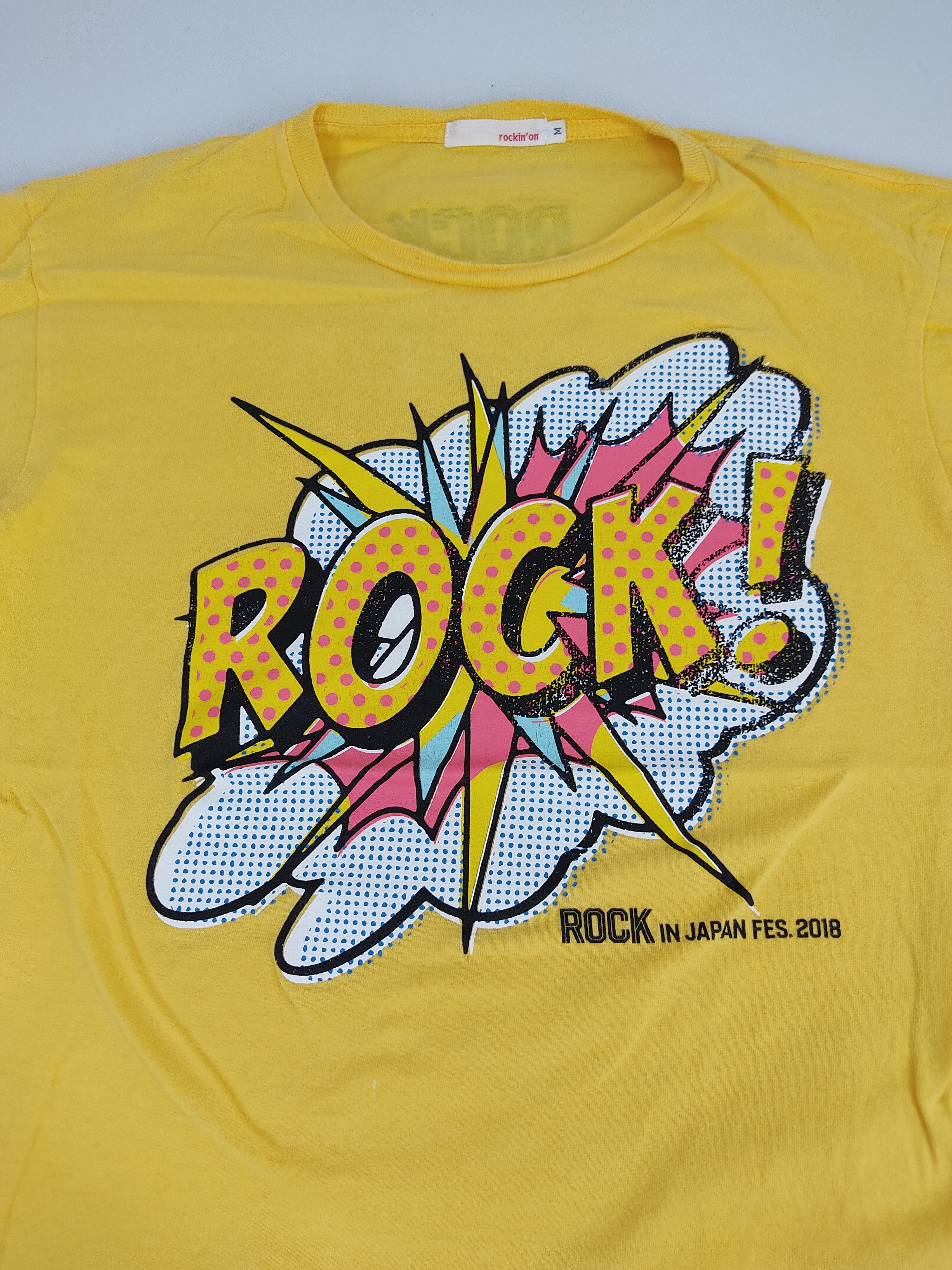 Band Tees Rockin' On Rock Japan Festival Band List Tour 2018 Tee Size M / US 6-8 / IT 42-44 - 3 Thumbnail