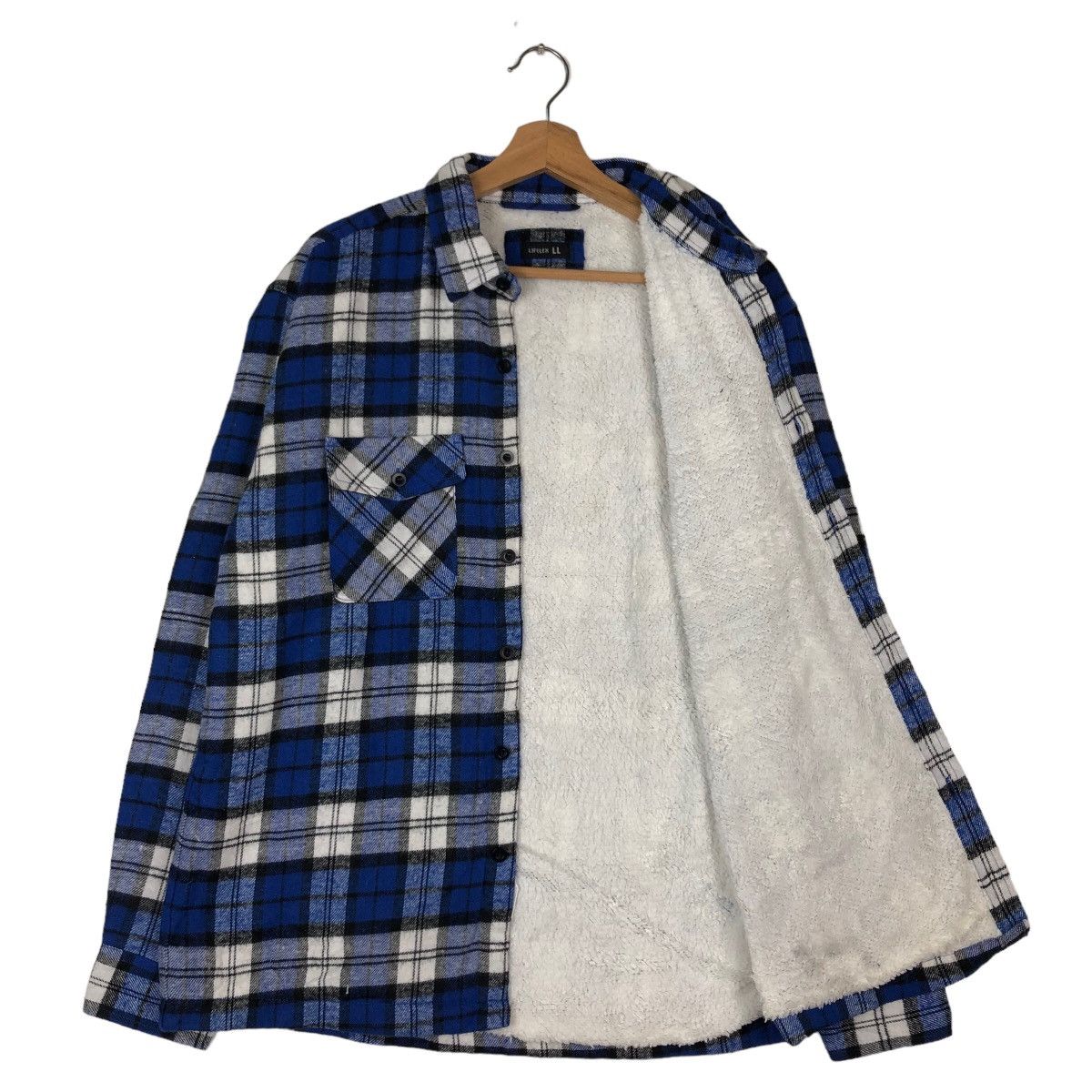 Flannel VINTAGE FLANNEL JACKET LIFEFLEX JAPAN ISSEY MIYAKE DESIGN Size US L / EU 52-54 / 3 - 9 Thumbnail