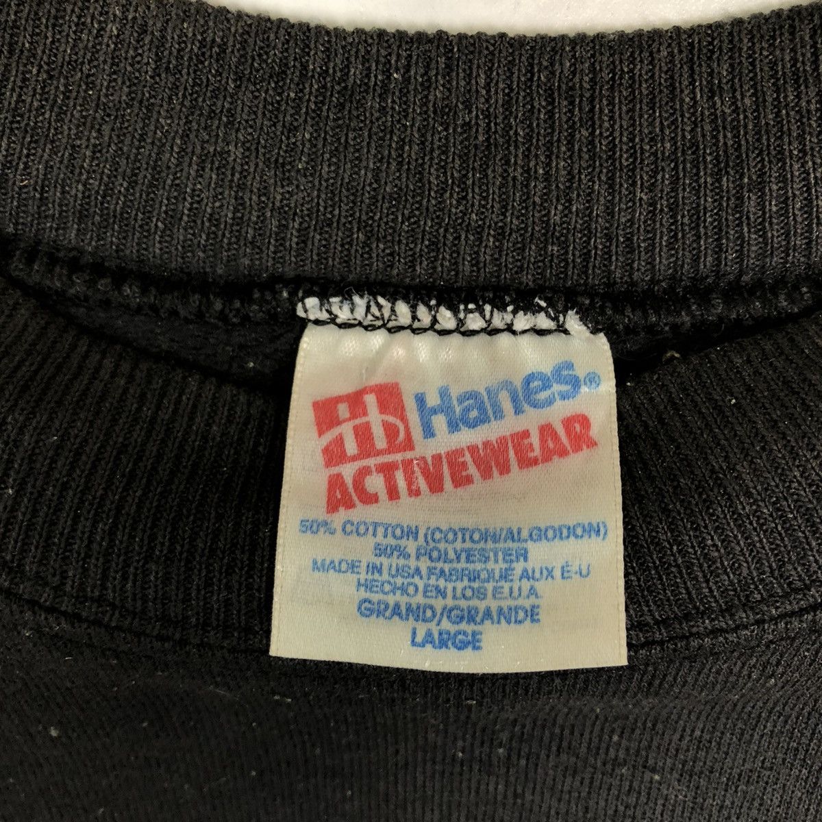 Japanese Brand VINTAGE ACTIVEWEAR SWEATSHIRT HANES BIG LOGO SPELL OUT USA Size US L / EU 52-54 / 3 - 9 Thumbnail