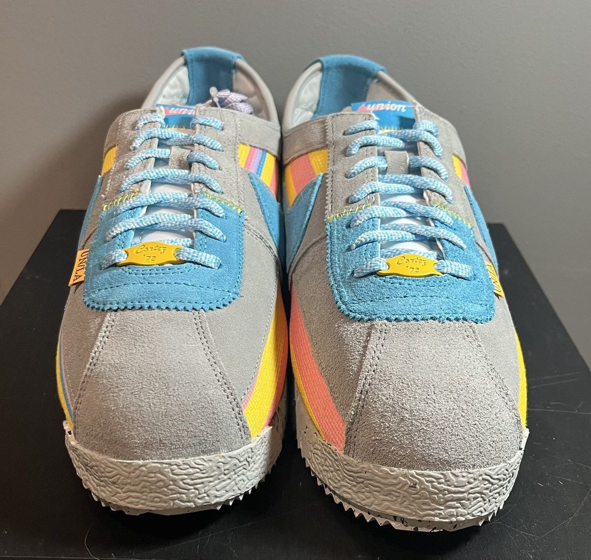 image of Nike Cortez Union Light Smoke Size 11 Shoes in Grey, Men's