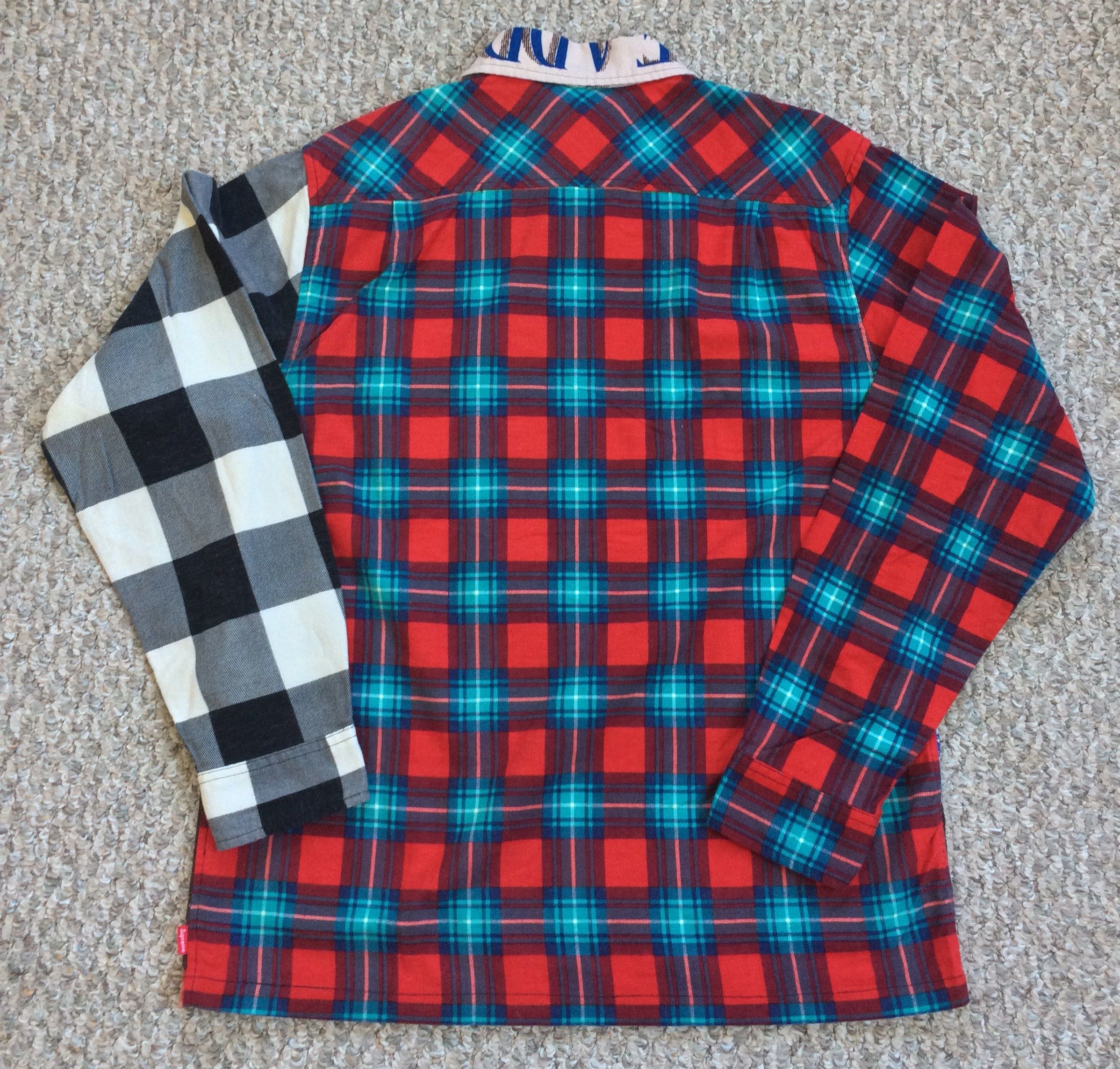 Supreme NEW S/S 2018 Martin Luther King MLK Zip Flannel Shirt Size US M / EU 48-50 / 2 - 7 Thumbnail