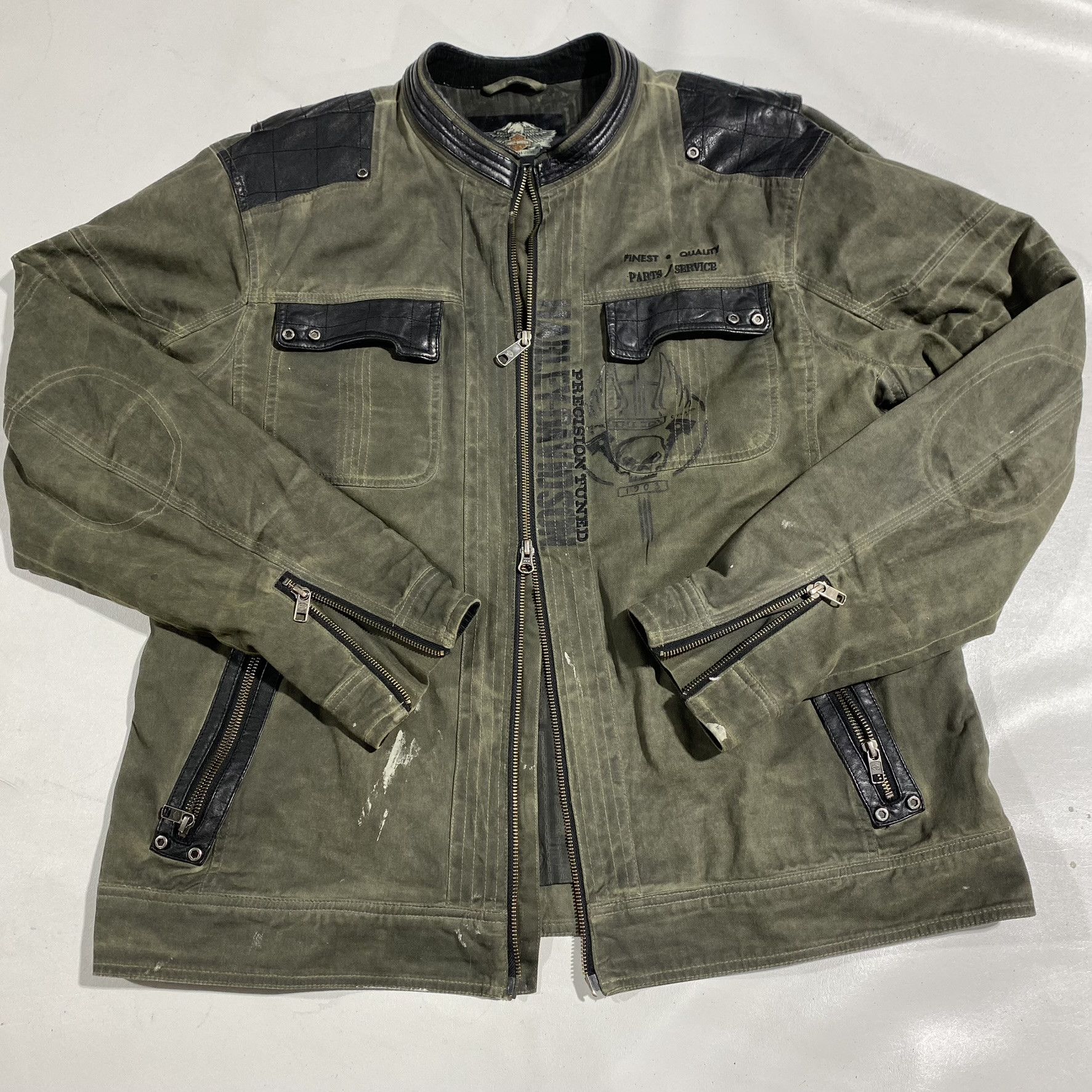 Streetwear × Unsound Rags × Vintage 90's Vintage Harley Davidson jacket ...