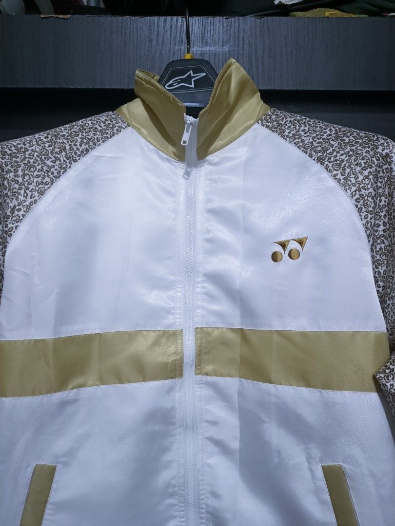 Japanese Brand × Vintage Vintage yonex gold floral windbreaker Size US S / EU 44-46 / 1 - 2 Thumbnail