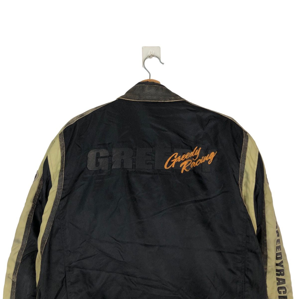 Hein Gericke VINTAGE RACING JACKET GREEDY BIG LOGO FULL PADDING SAFETY Size US L / EU 52-54 / 3 - 8 Thumbnail