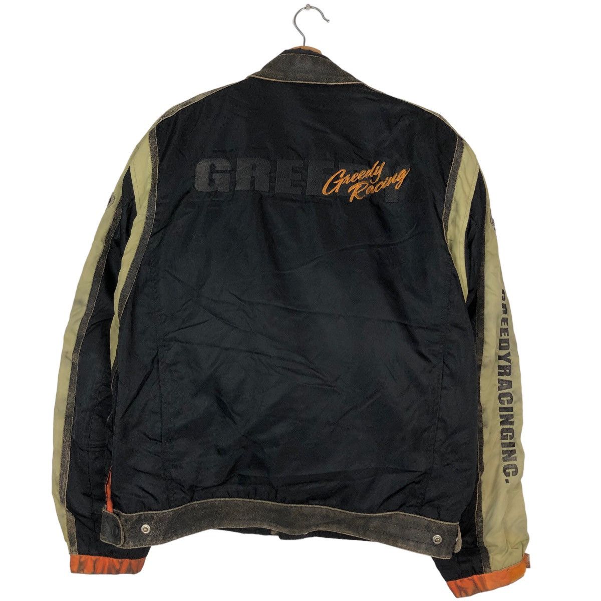 Hein Gericke VINTAGE RACING JACKET GREEDY BIG LOGO FULL PADDING SAFETY Size US L / EU 52-54 / 3 - 7 Thumbnail