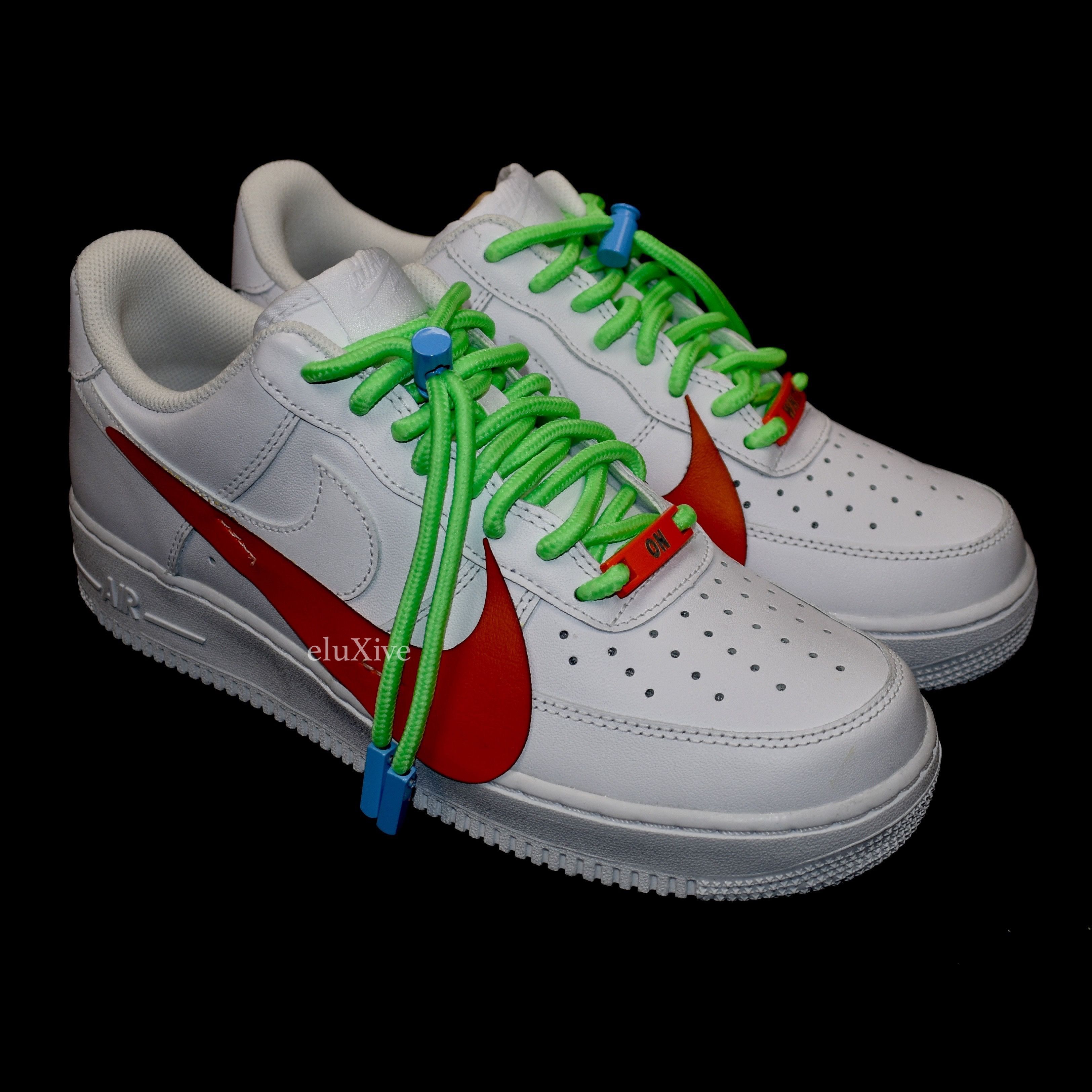 image of Nike Air Force 1 Low On White Nyc Soho 1/1 Shoes, Men's (Size 9)