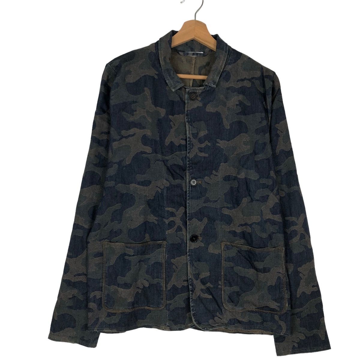 Japanese Brand VINTAGE CHORE JACKET CAMO WORK JACKET PANAMA ROUTE JAPAN Size US M / EU 48-50 / 2 - 1 Thumbnail