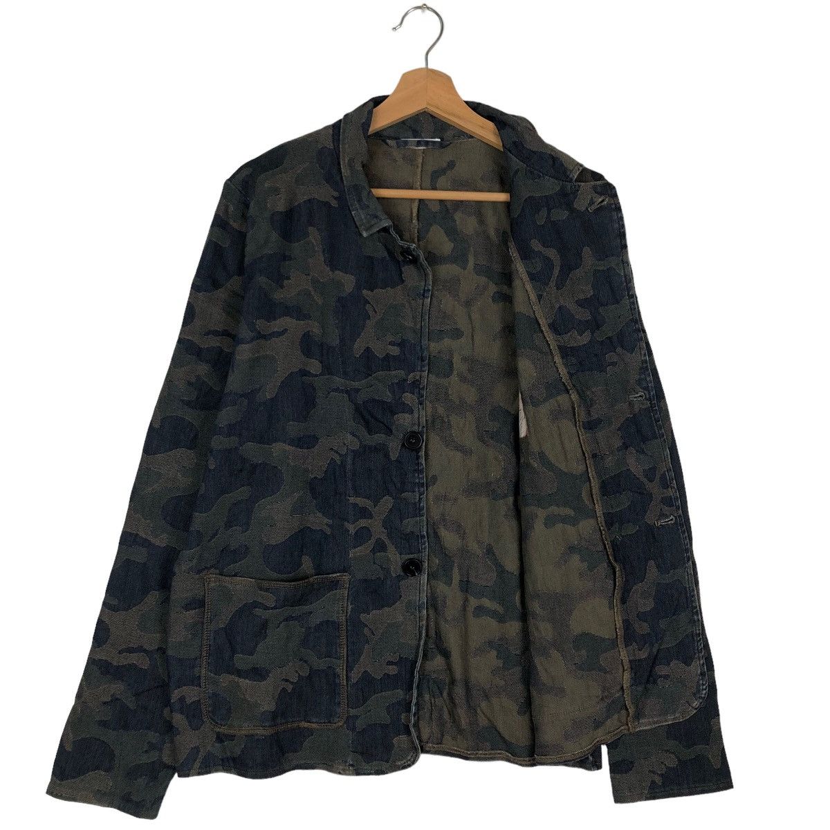 Japanese Brand VINTAGE CHORE JACKET CAMO WORK JACKET PANAMA ROUTE JAPAN Size US M / EU 48-50 / 2 - 9 Thumbnail