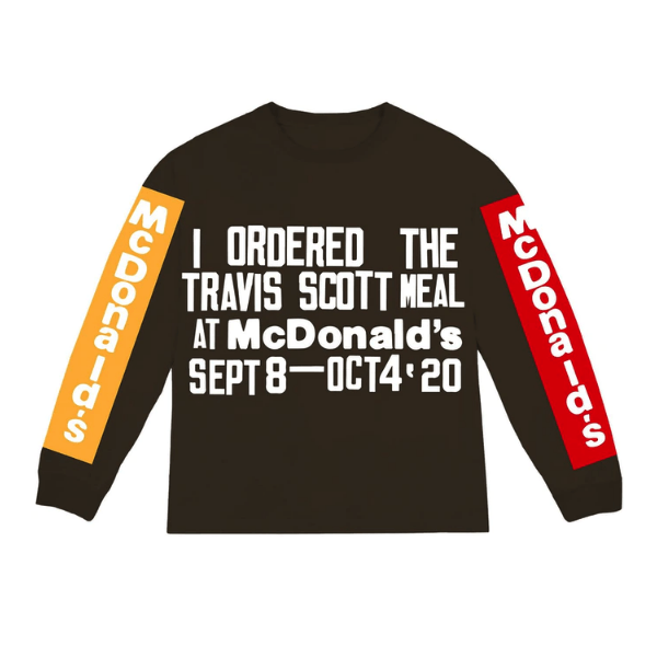 Travis Scott Travis Scott McDonalds CPFM L/S Souvenir T-Shirt