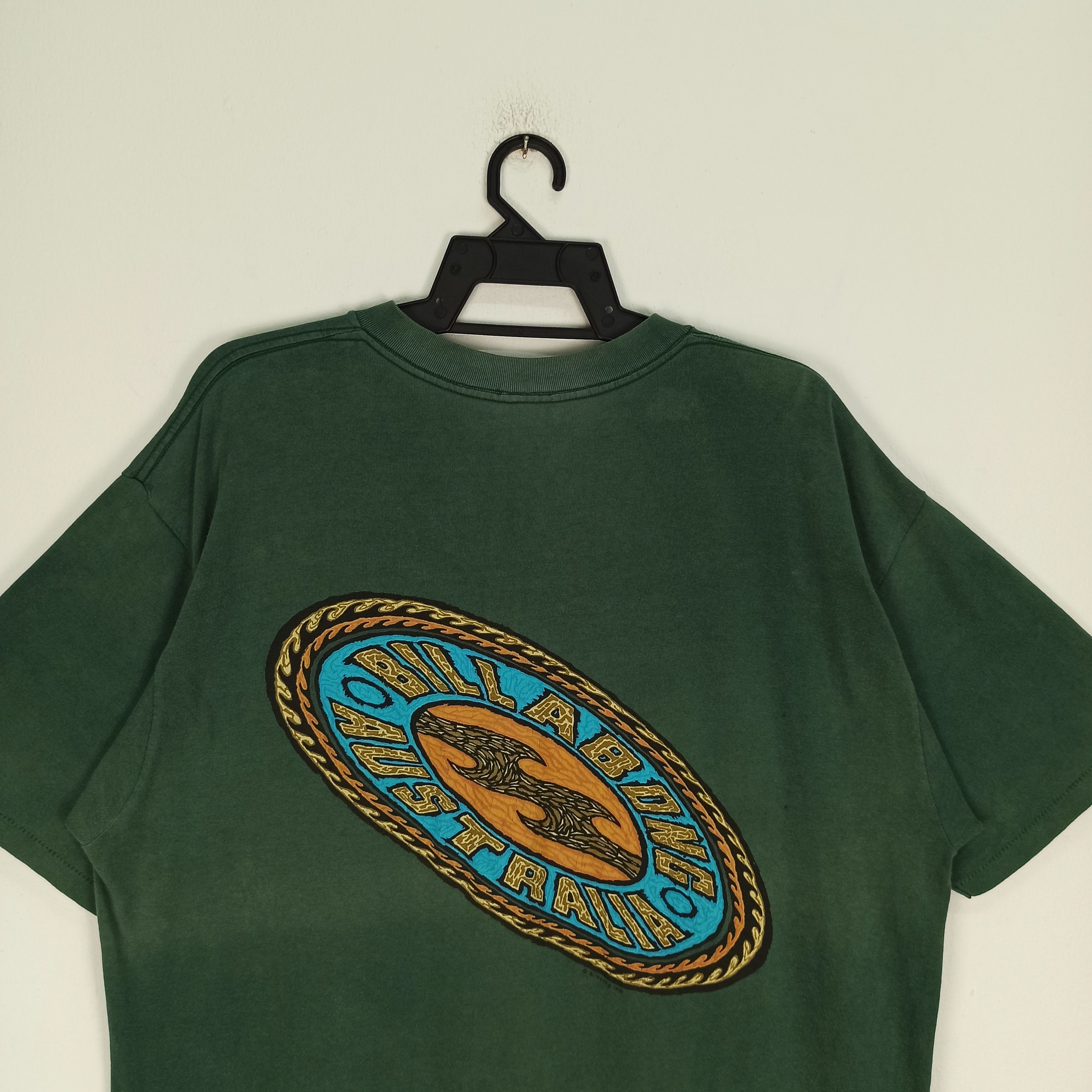 Billabong 🔥Rare🔥 Billabong Made in USA Faded Green Tshirt Size US L / EU 52-54 / 3 - 2 Thumbnail