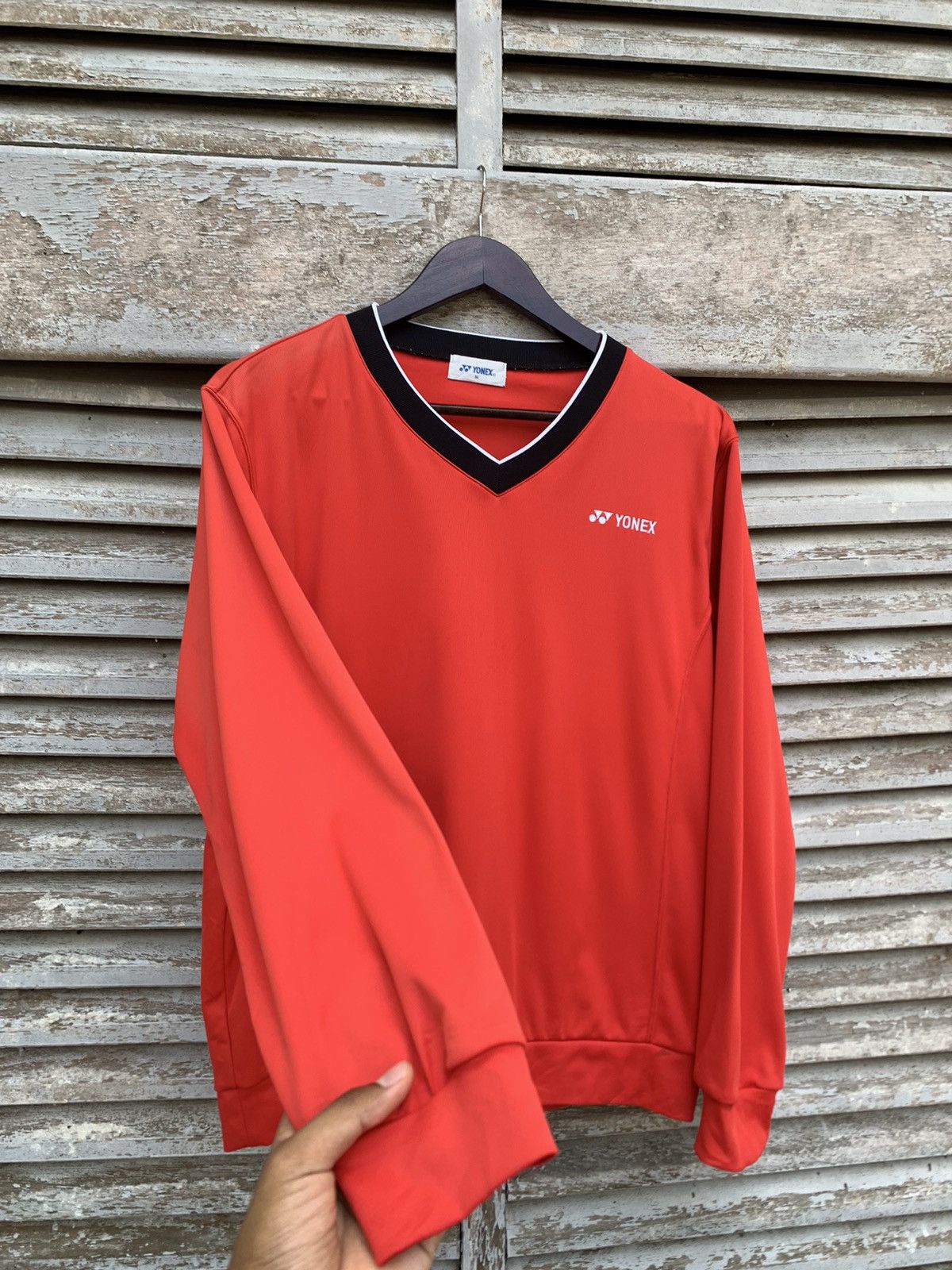 Japanese Brand 🏸Japanese Brand YONEX Beautiful V Crewneck Size US M / EU 48-50 / 2 - 5 Thumbnail